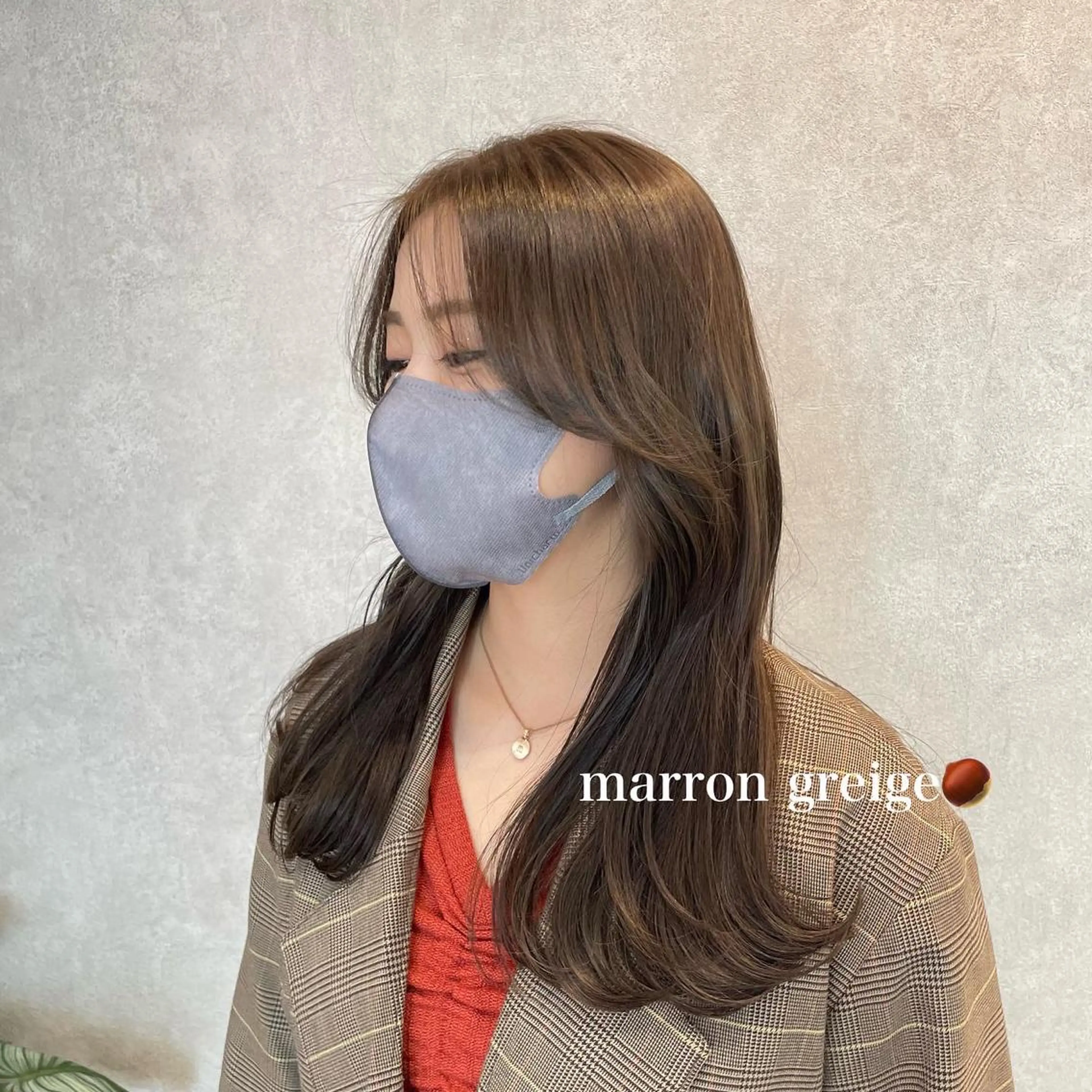 ロング カラー ヘアアレンジ ブリーチ グレージュ ブリーチなしカラー 韓国風ヘア REONA🪽✨ 日常に馴染む髪🫧のヘアスタイル