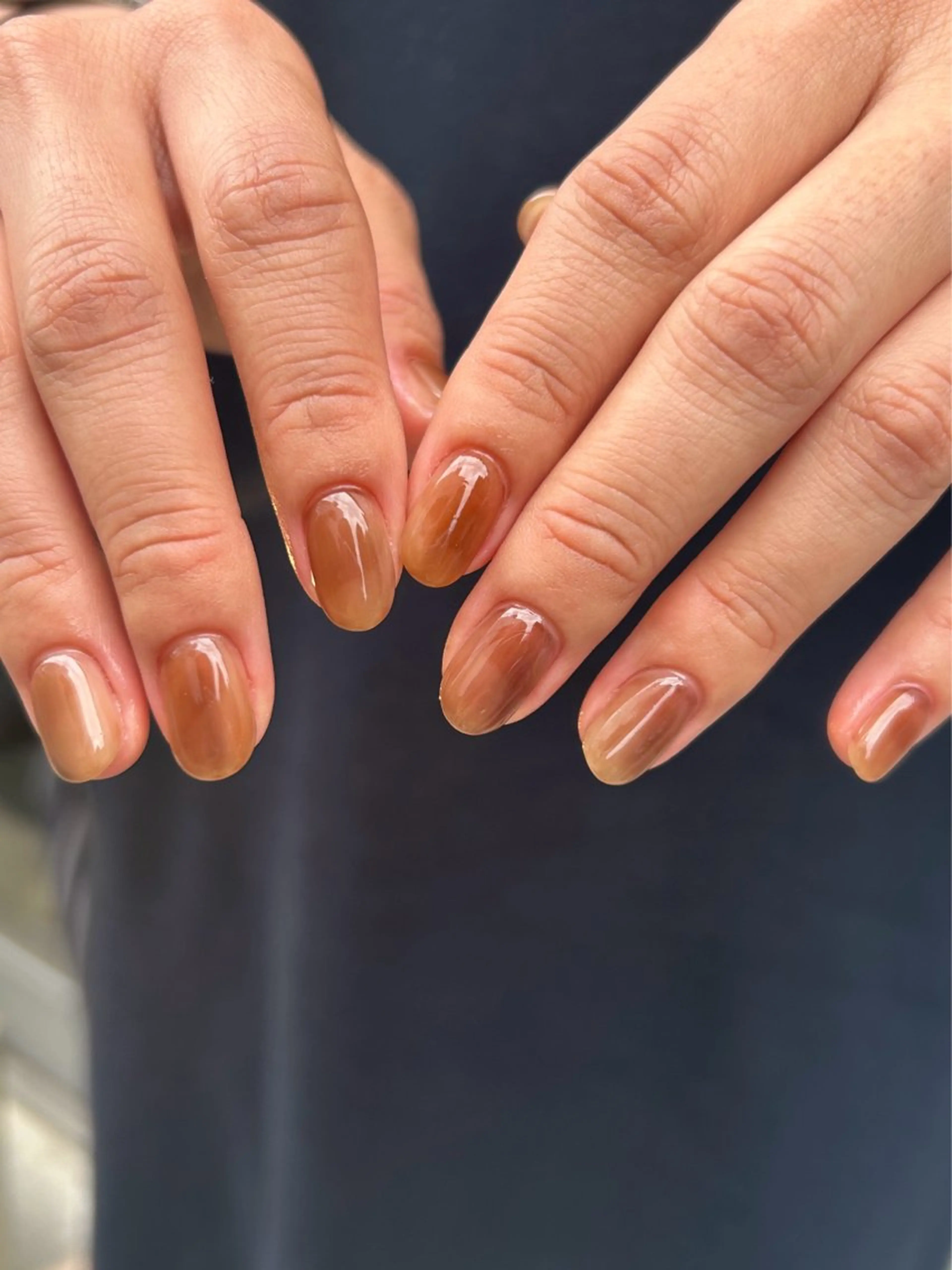 ネイル ブラウン Yumi 広尾|恵比寿ネイルのネイルデザイン