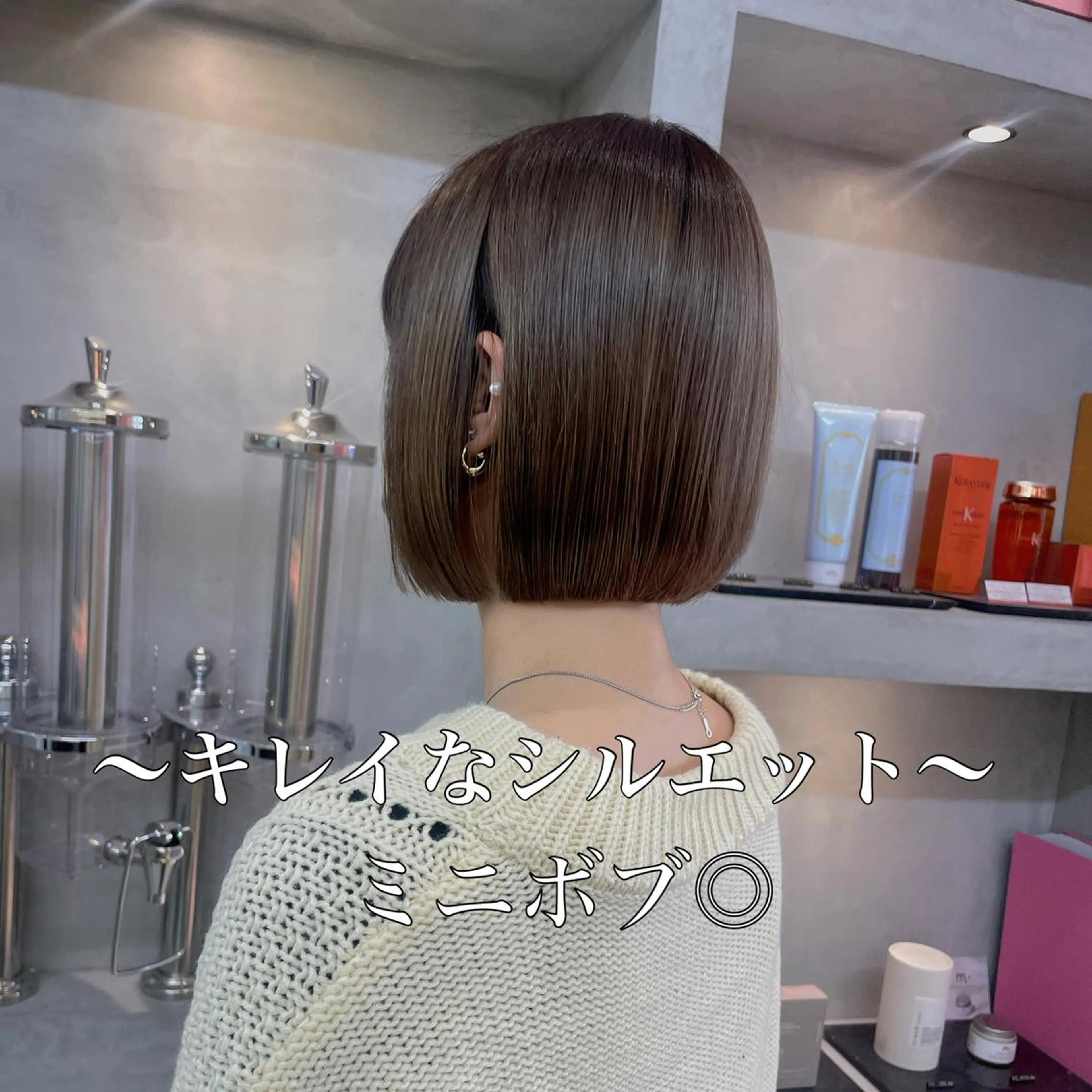 ショート Misaki /ボブ/縮毛矯正のヘアスタイル