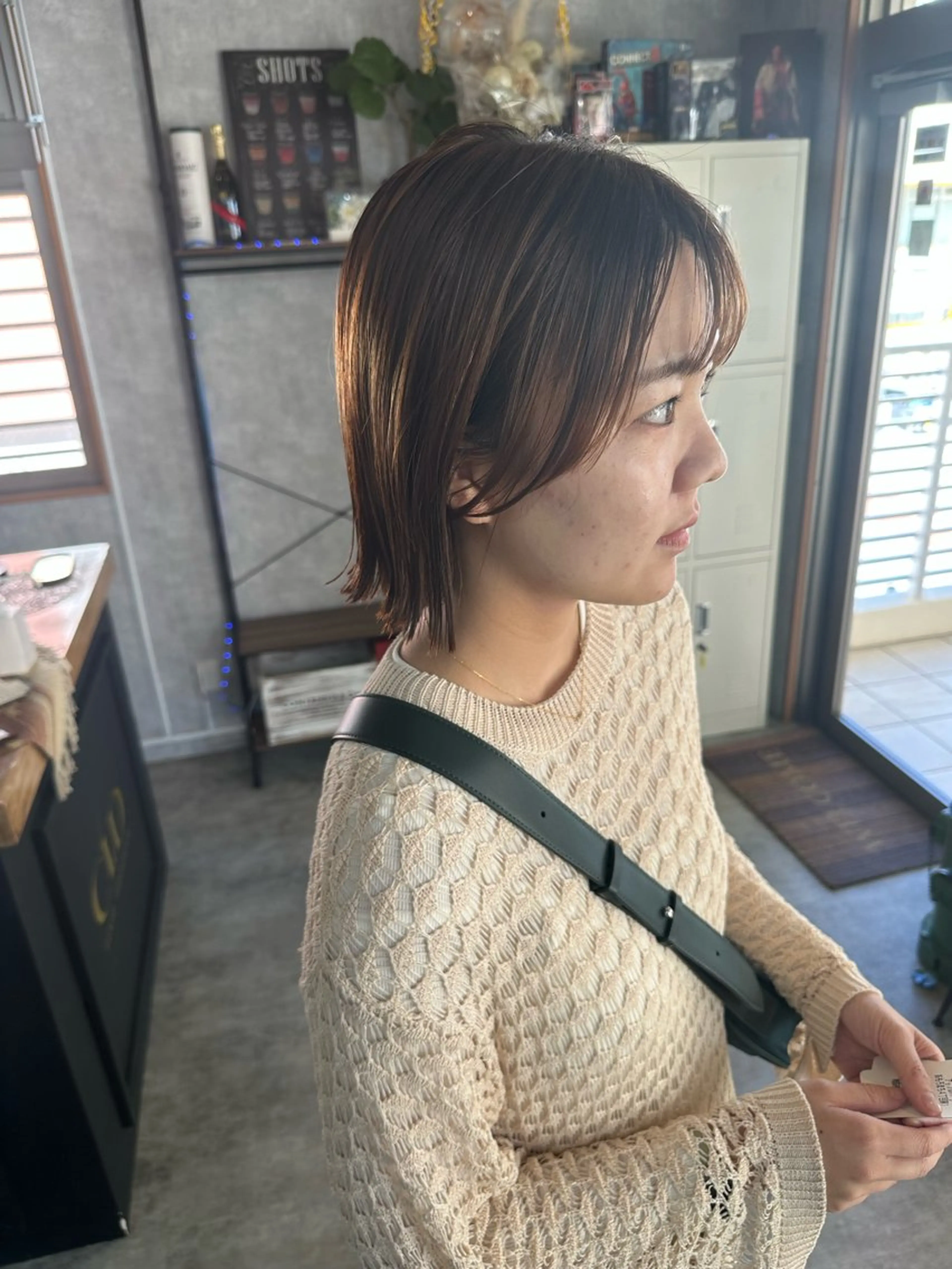 ショート 切りっぱなしボブ ショートボブ ハンサムショート 丸みショート ボブ カット ヘアカラー トリートメント モテ髪/ボブ/ショー ト/アダチフウトのヘアスタイル