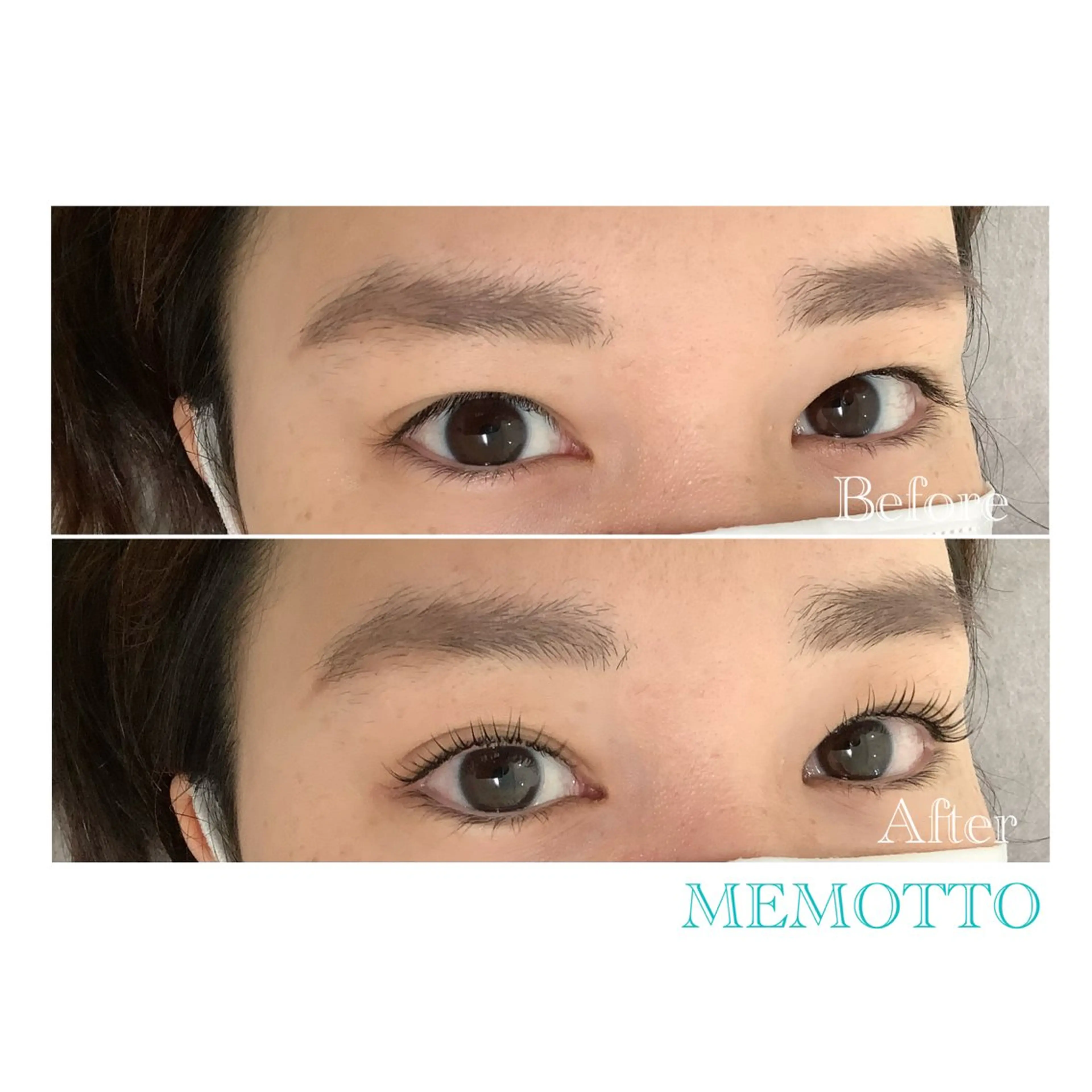 マツエク・マツパ 一重×まつ毛パーマ マツパ MEMOTTO CHIHIROのマツエク・マツパデザイン