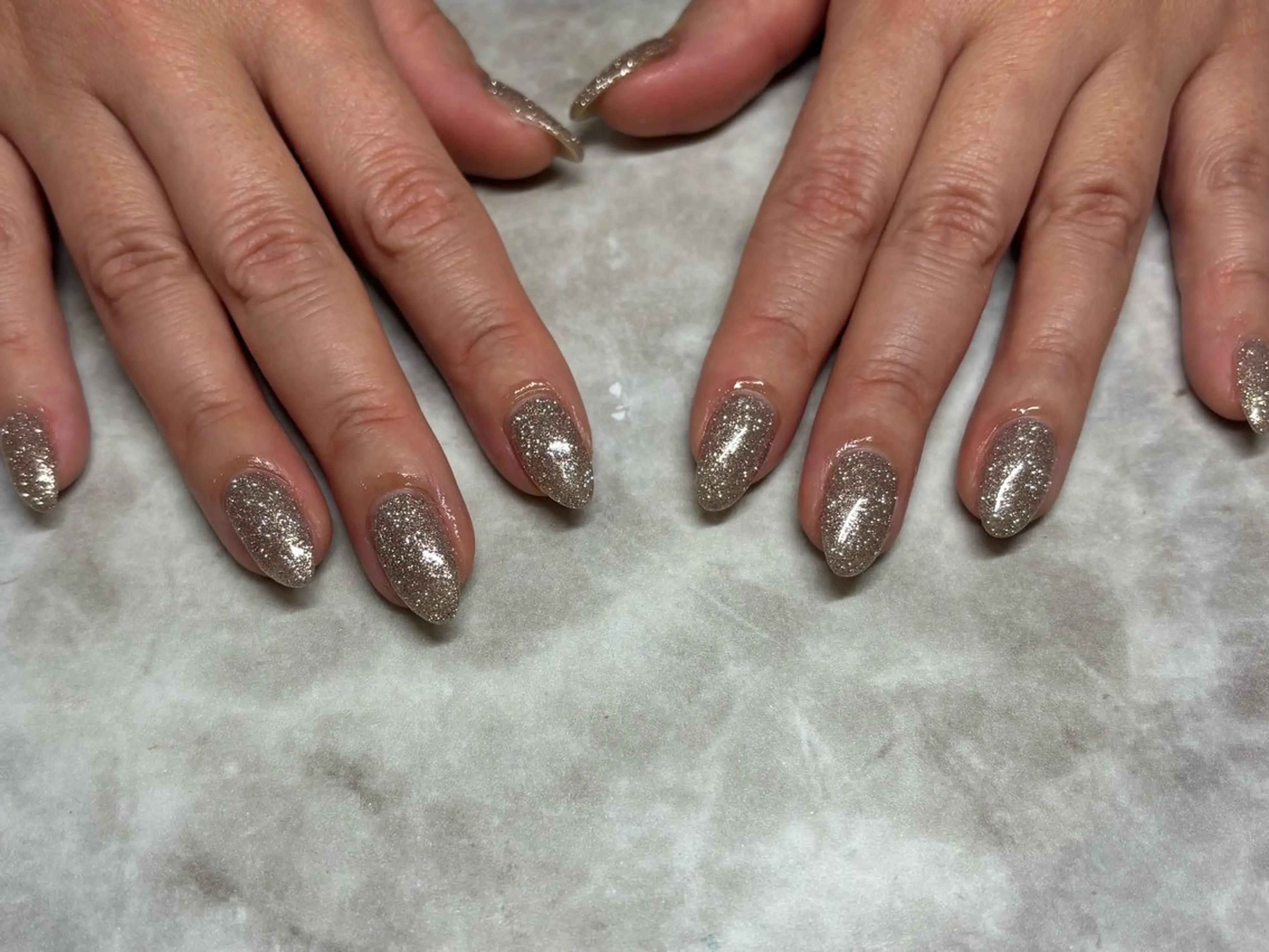 ネイル フラッシュネイル ワンカラーネイル 加藤 亜実のネイルデザイン