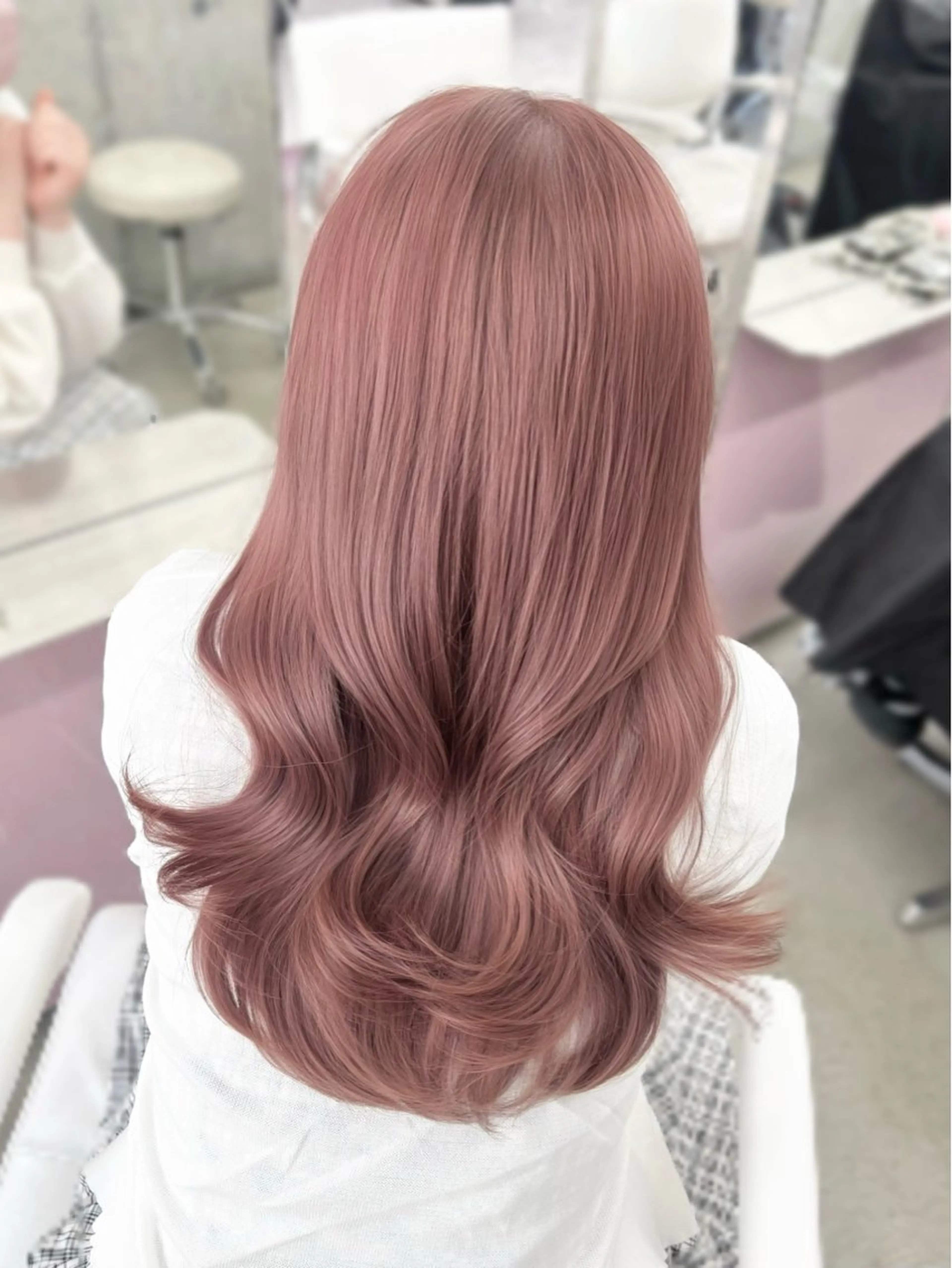 カラー NI表参道所属・Kana/韓国ヘア /暖色カラー🍒のヘアスタイル