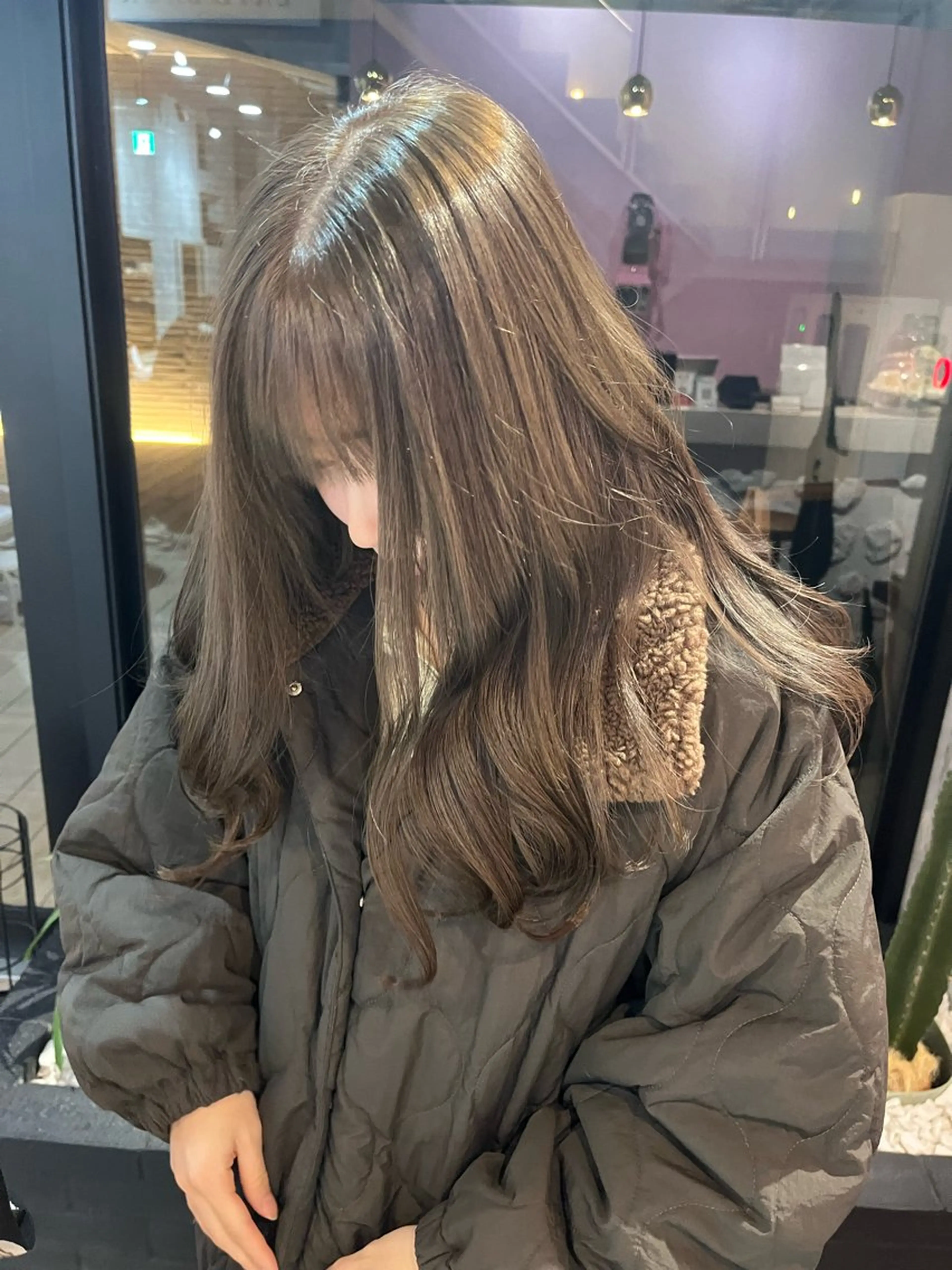 ロング カラー 艶感透明感カラー🤍 hinaのヘアスタイル