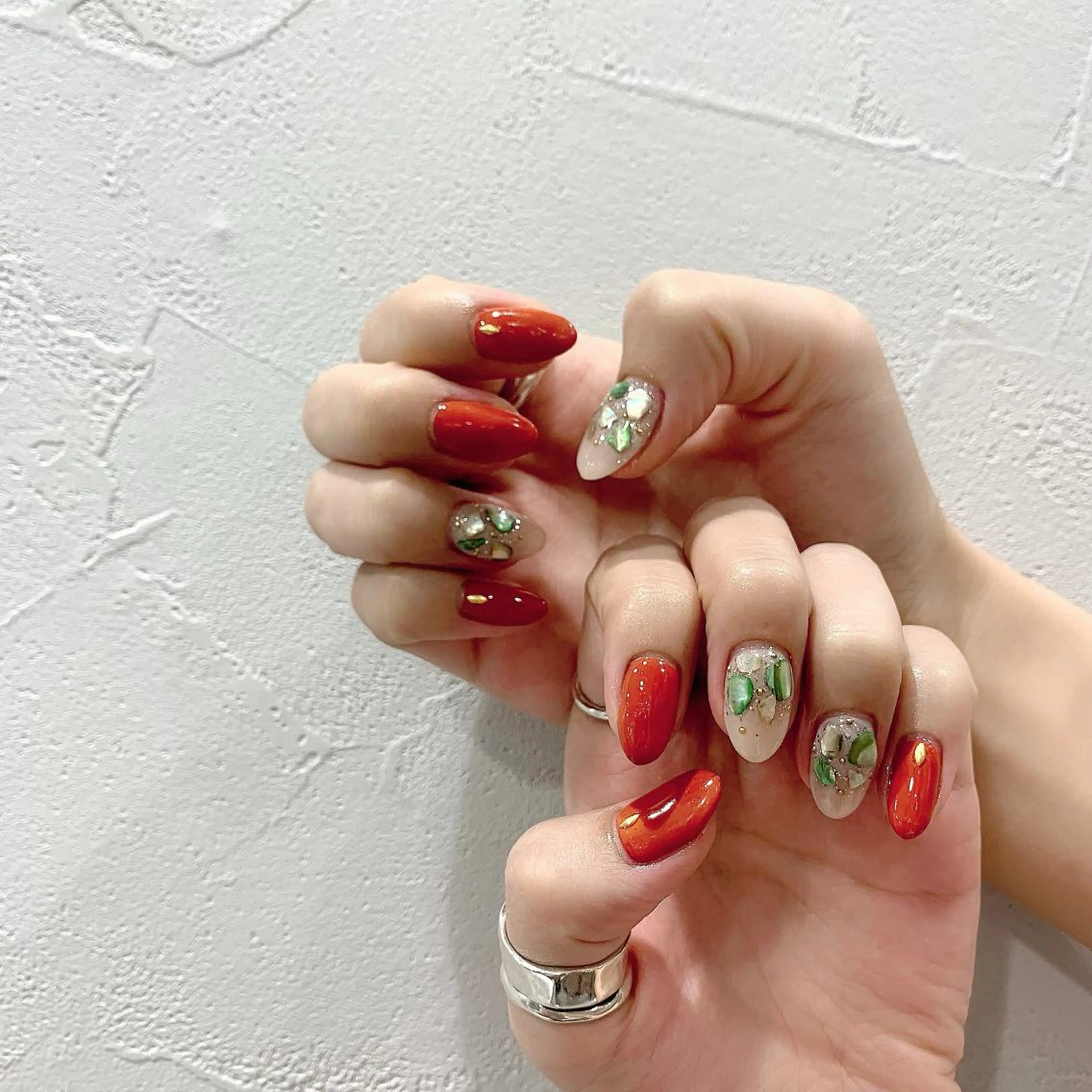 ネイル ハンドネイル 佐藤 まりえのネイルデザイン