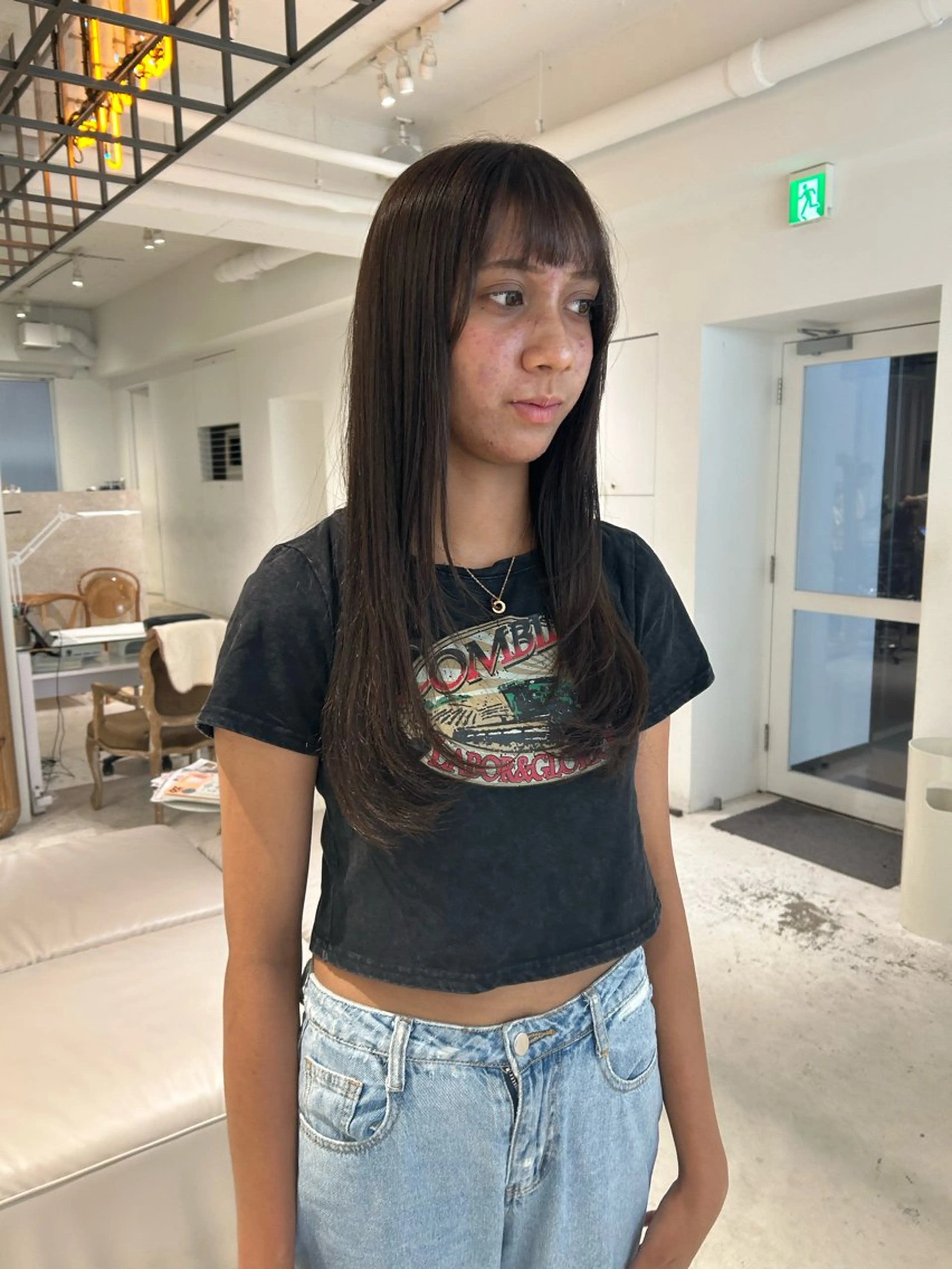 ロング カラー レイヤーカット カット ヘアカラー トリートメント 透明感カラー🫧 nanohaのヘアスタイル