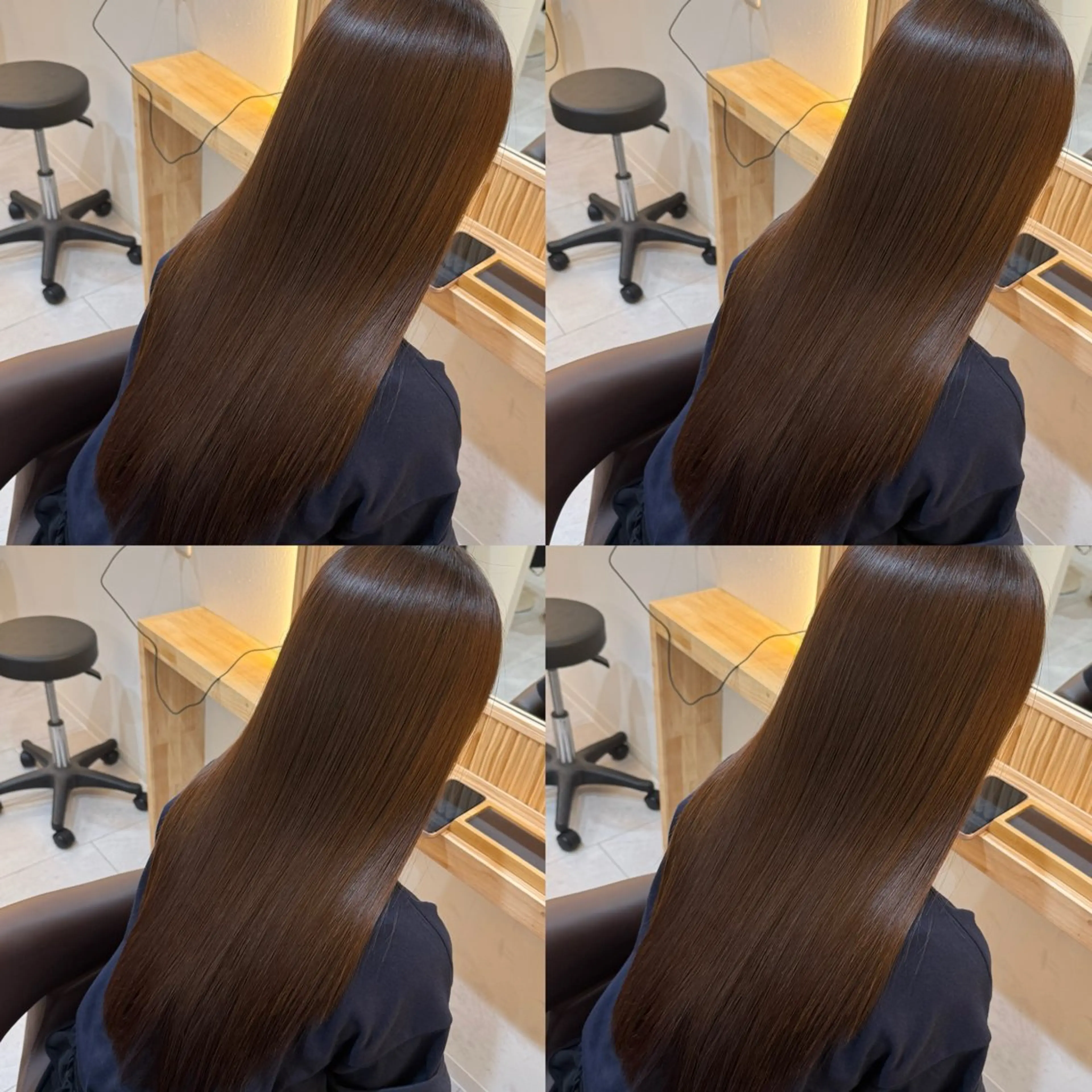 ロング 伸ばしかけ attrait南堀江所属・KAISEI髪質改善 /縮毛矯正のヘアスタイル