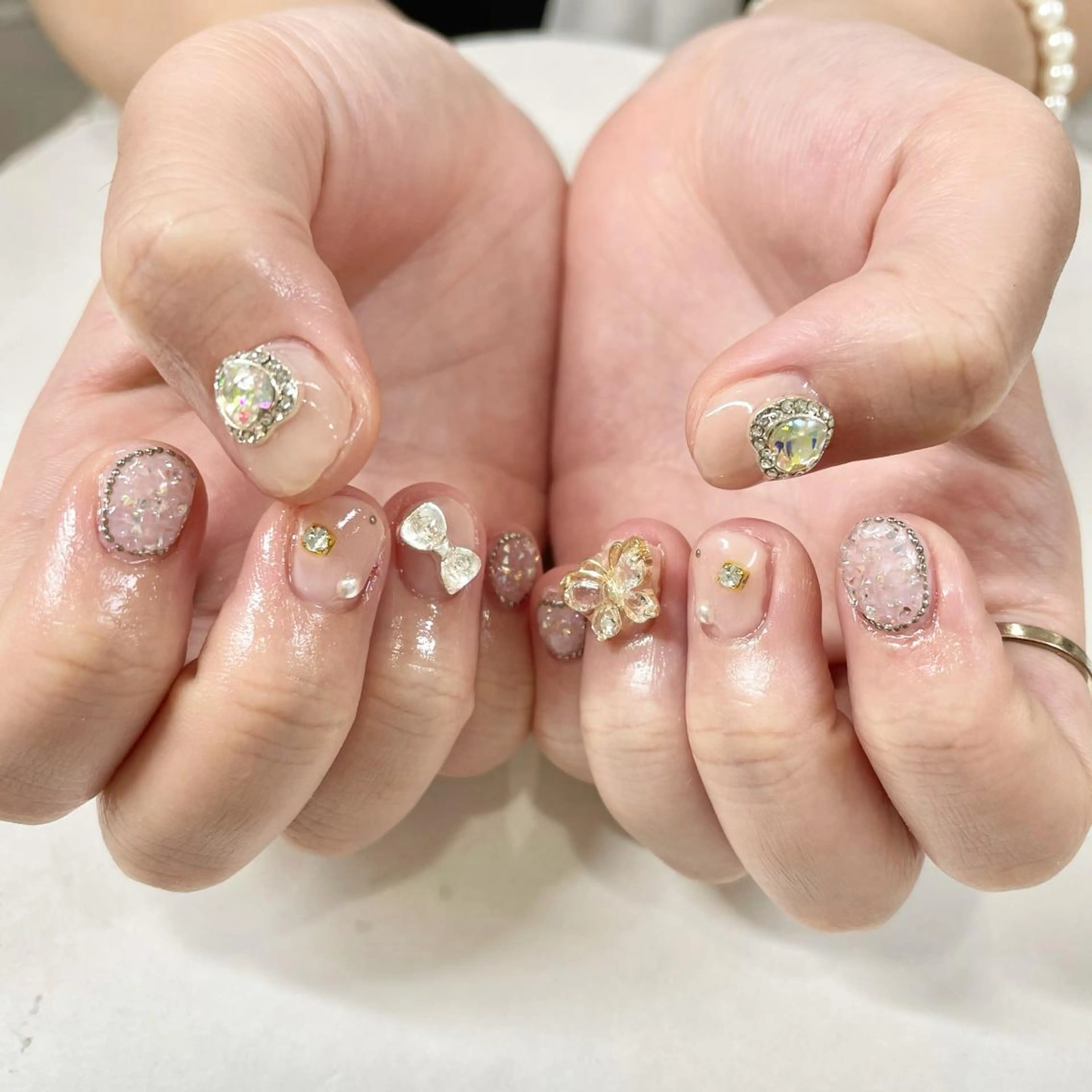 ネイル ショートネイル 🎀AYAKO 🎀中韓ネイルのネイルデザイン