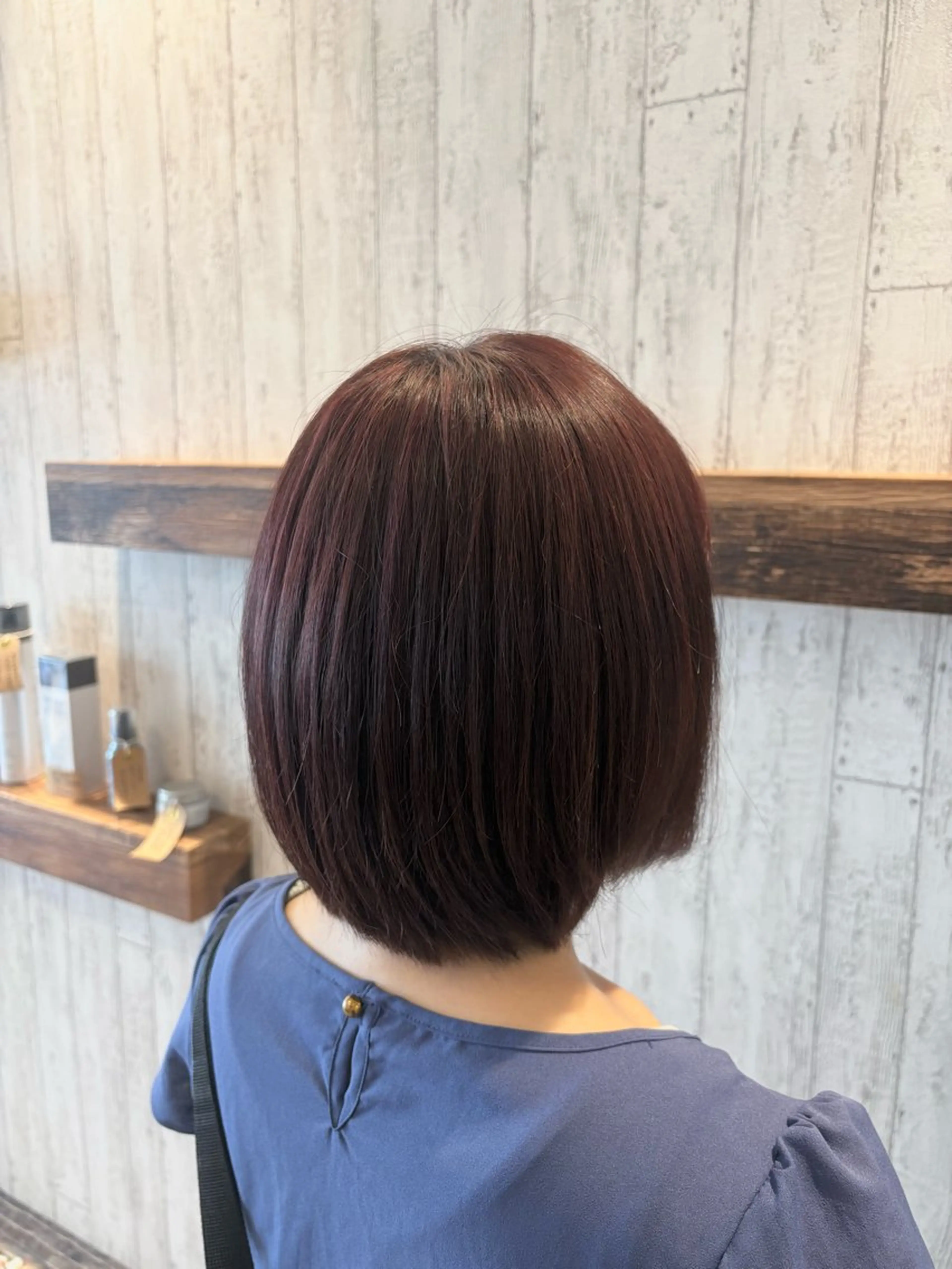 ショート カラー ハイライトカラー ピンクカラー ハイライト SHIKI .のヘアスタイル