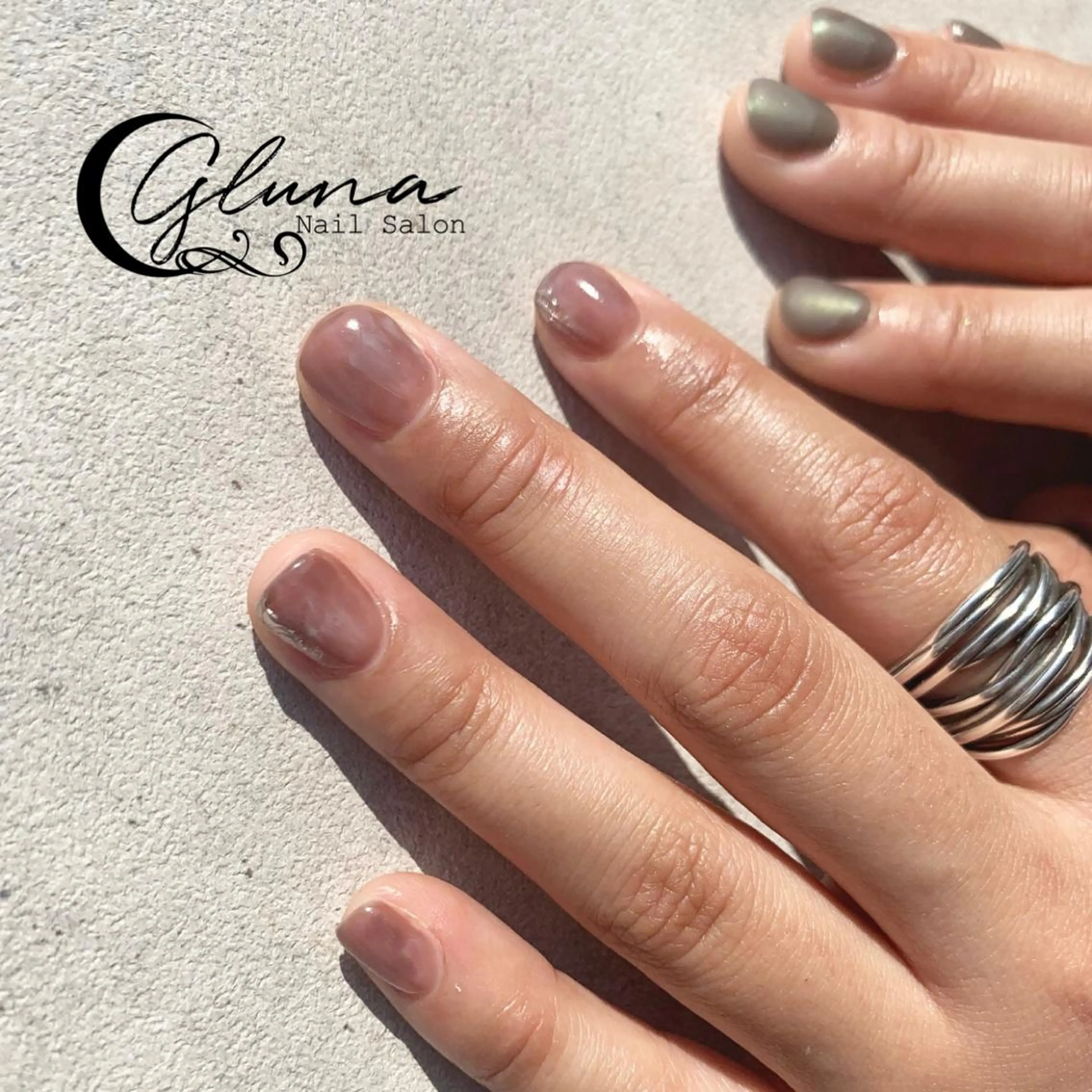 hand☽150min☽free design【当店ジェルオフ込み】¥8500の写真