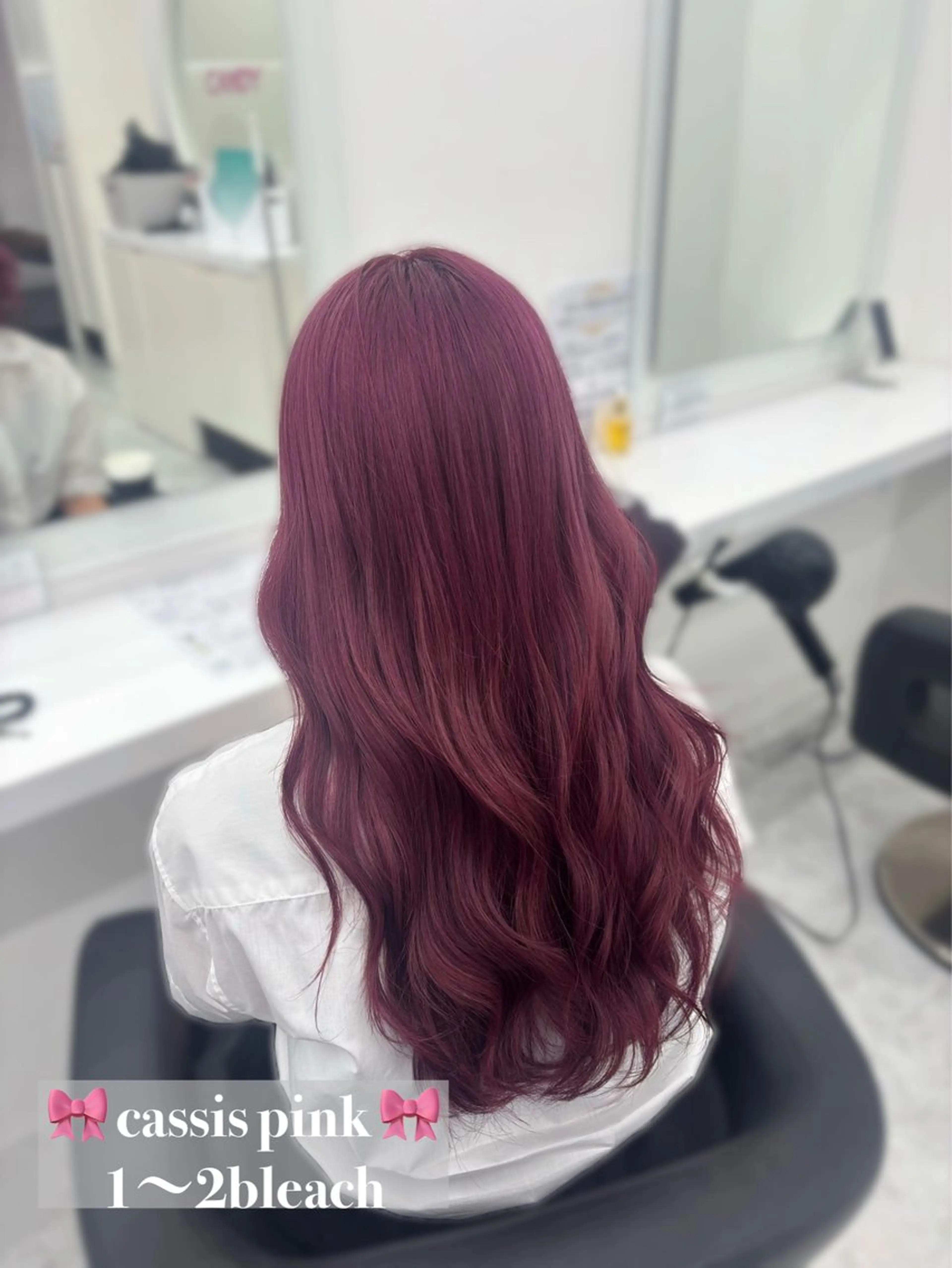 カラー ヘアカラー かわいい艶髪🤍 れいな🤍のヘアスタイル