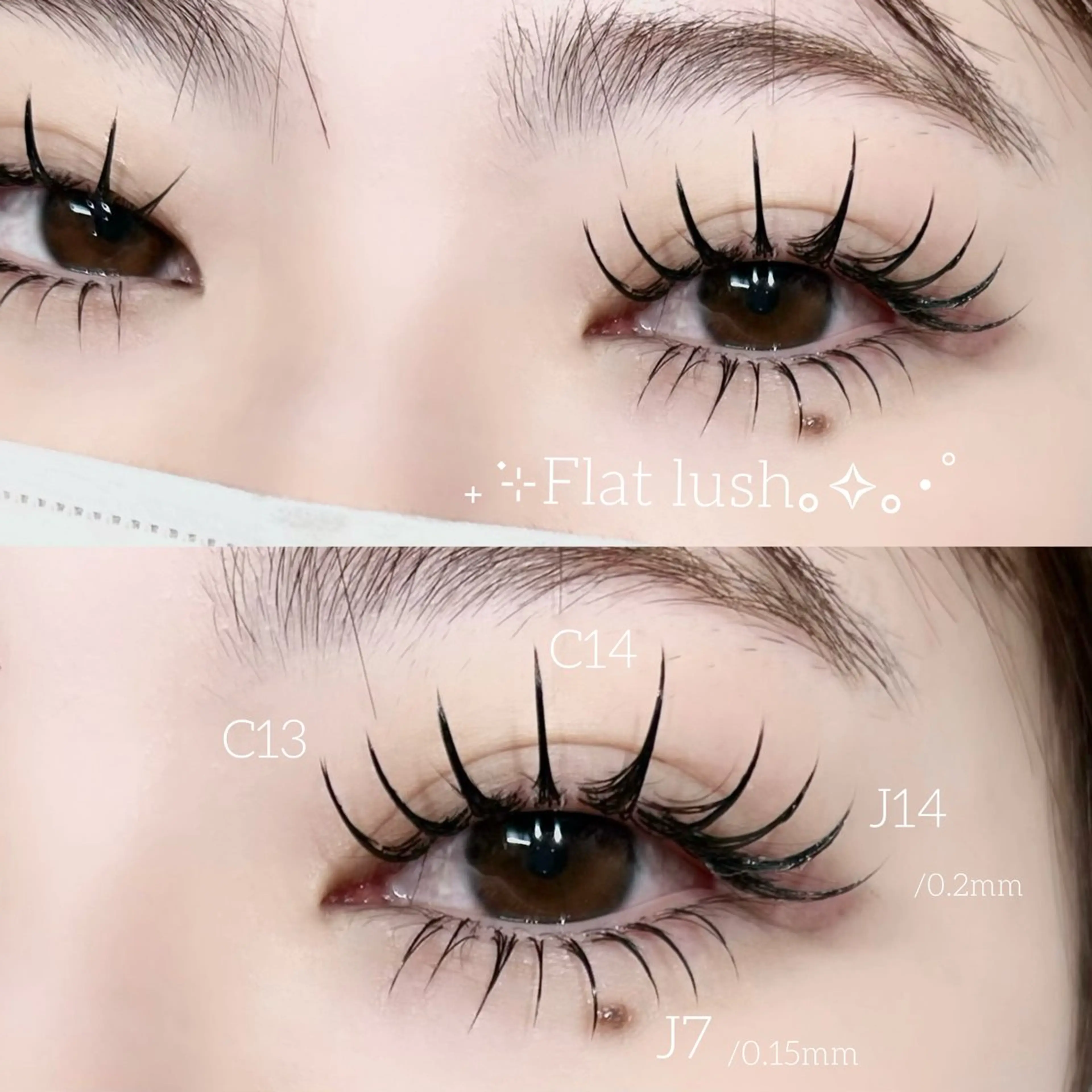 【minimo限定価格‼️】フラットラッシュ120本・下エクステ付け放題🌟の写真