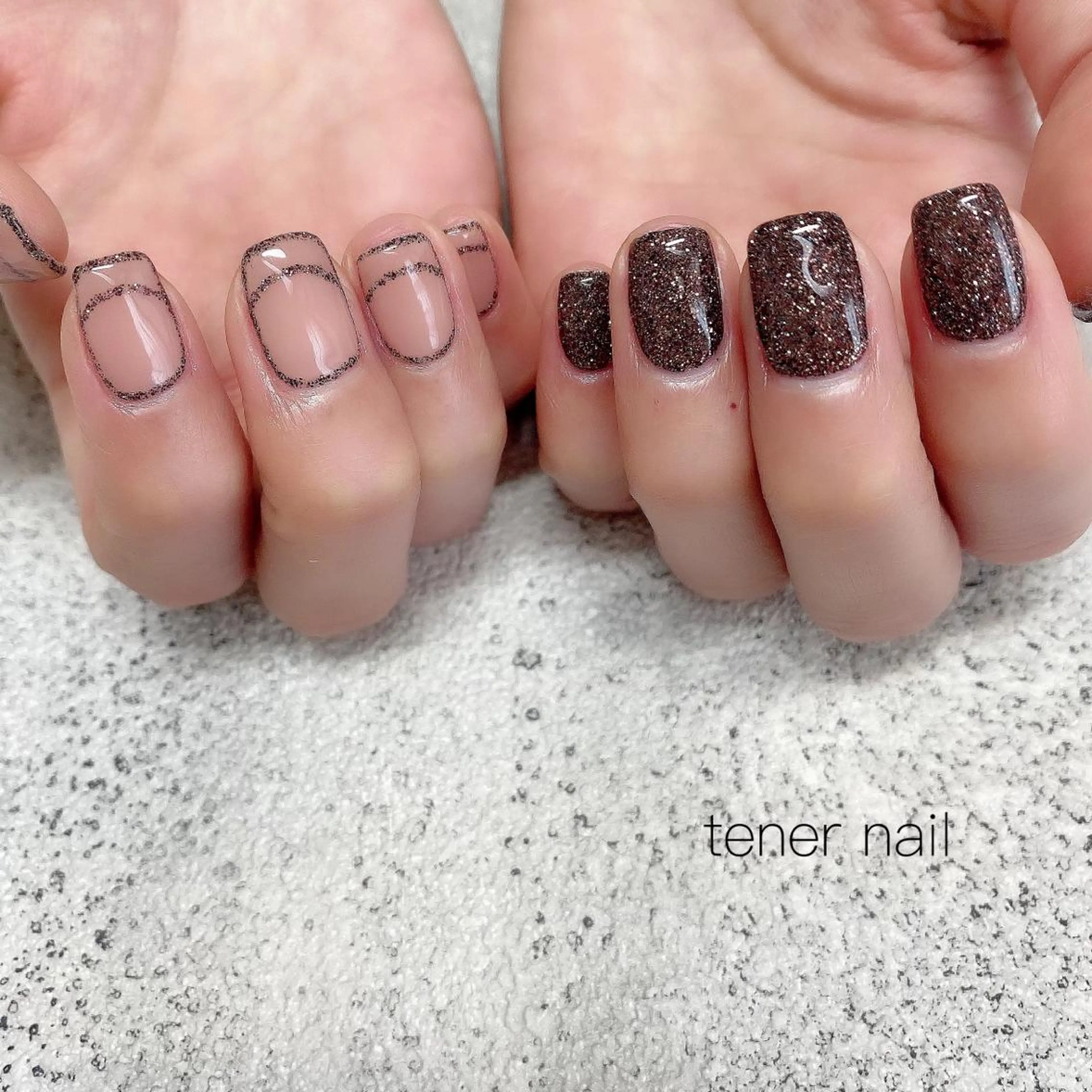 ネイル フラッシュネイル 持ち込み ニュアンスネイル tener  nail  テネルネイル所属・テネルネイル tener nailのネイルデザイン