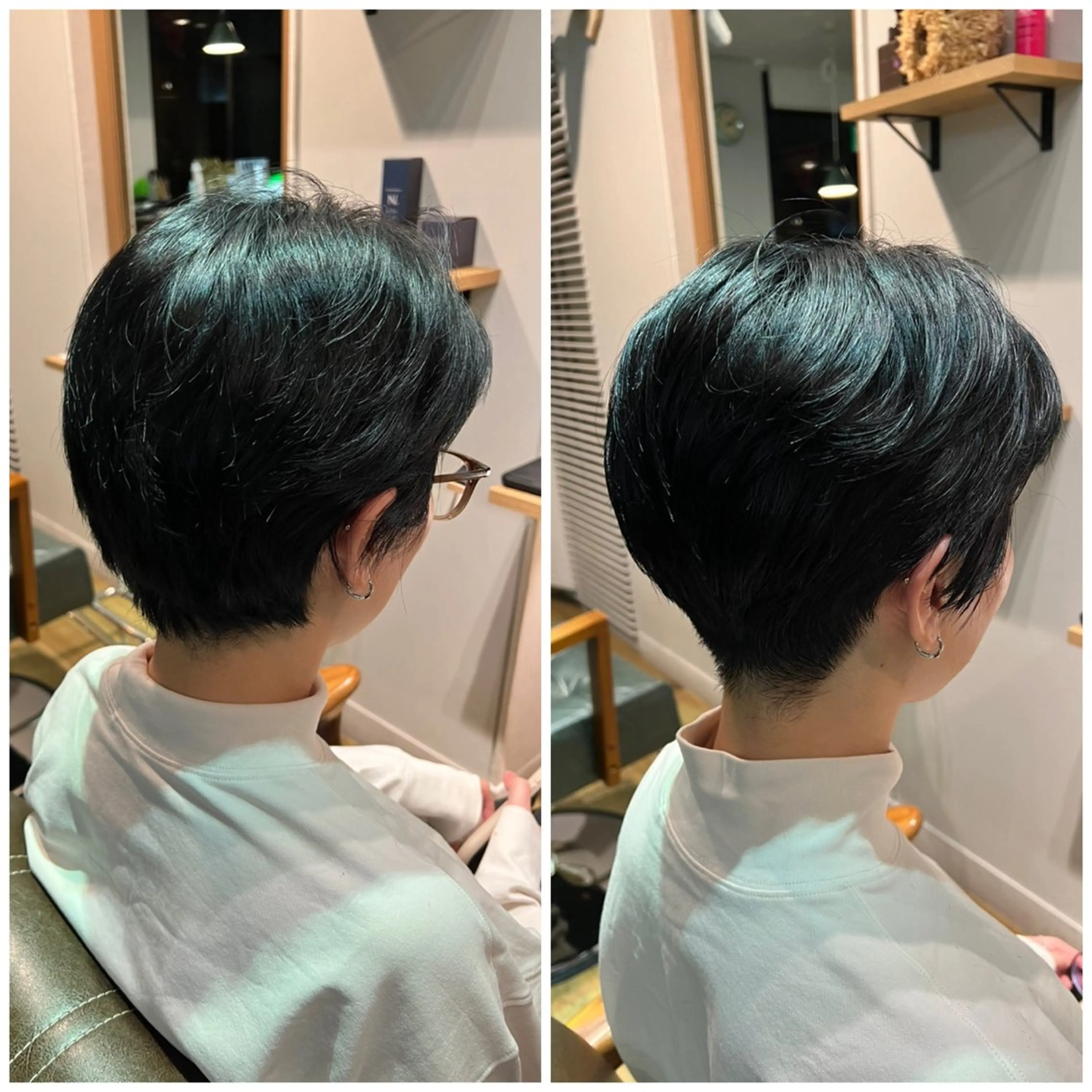 ショート ツキダテ ユイのヘアスタイル