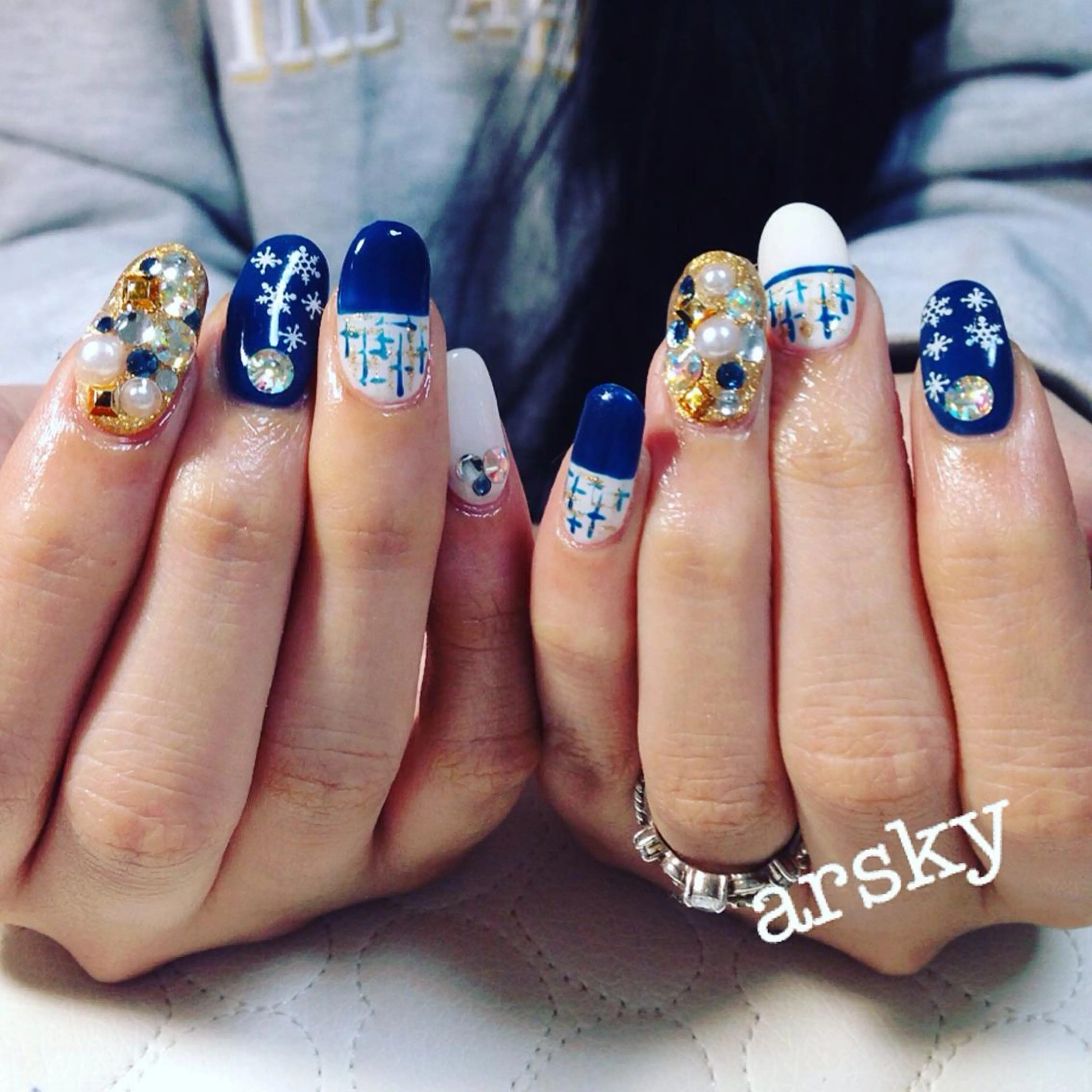 ネイル ツイードネイル Mateo Nail Artのネイルデザイン