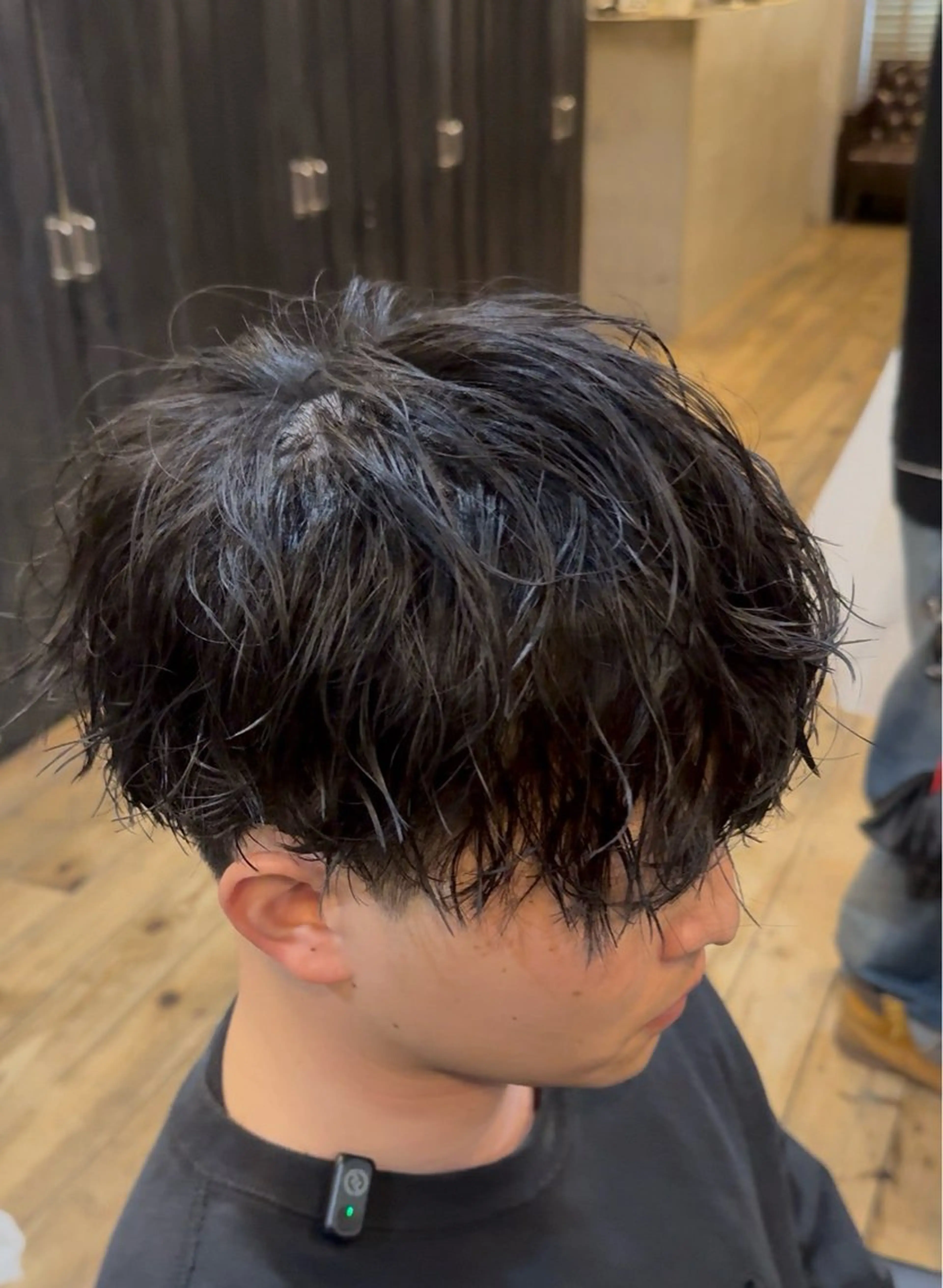 パーマ メンズ マッシュ メンズパーマ 刈り上げ カット パーマ メンズカット/パーマ 艶カラーTAIGA︎のヘアスタイル