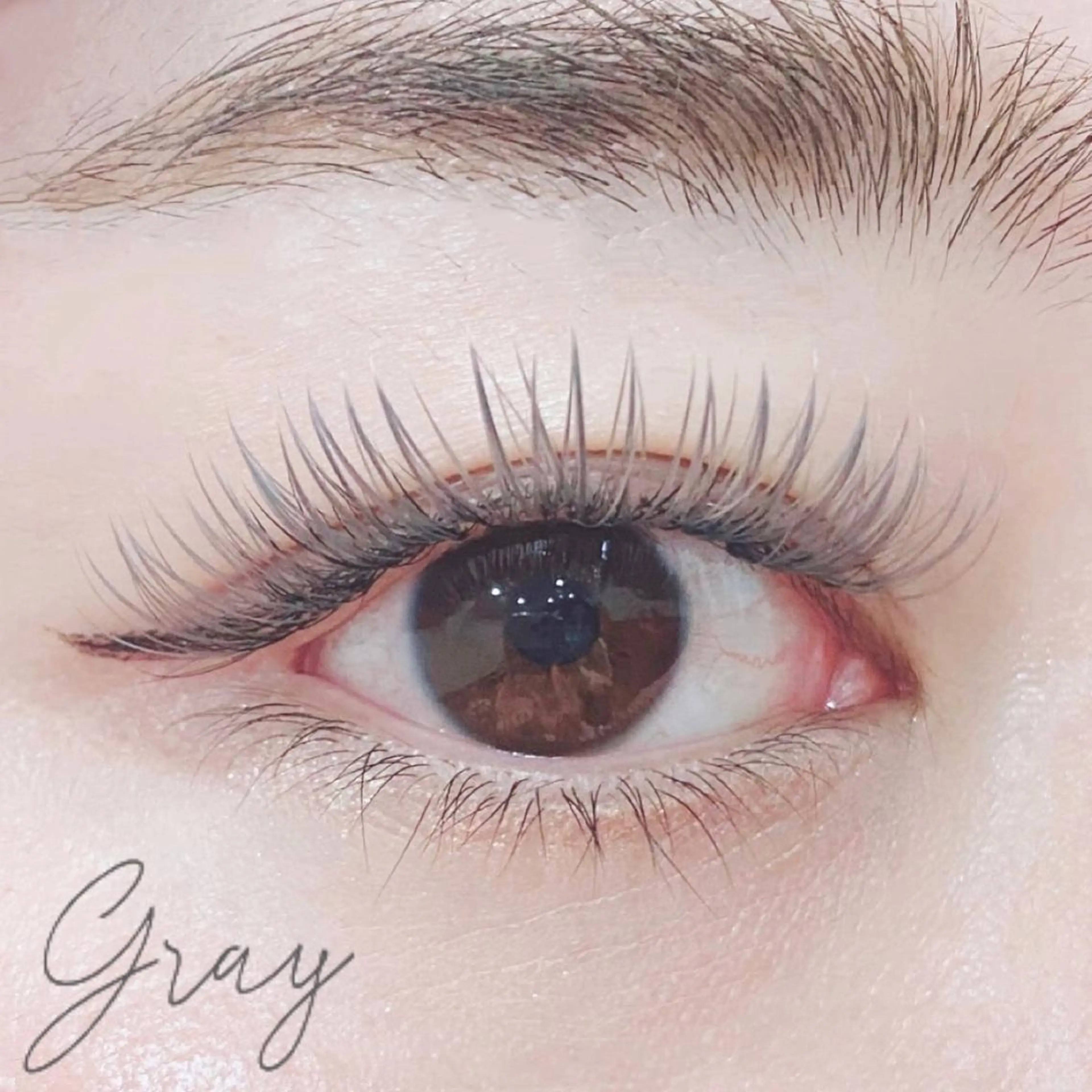 マツエク・マツパ Cカール カラーマツエク フラットラッシュ PROGRESS 龍ヶ崎 小泉🦋のマツエク・マツパデザイン