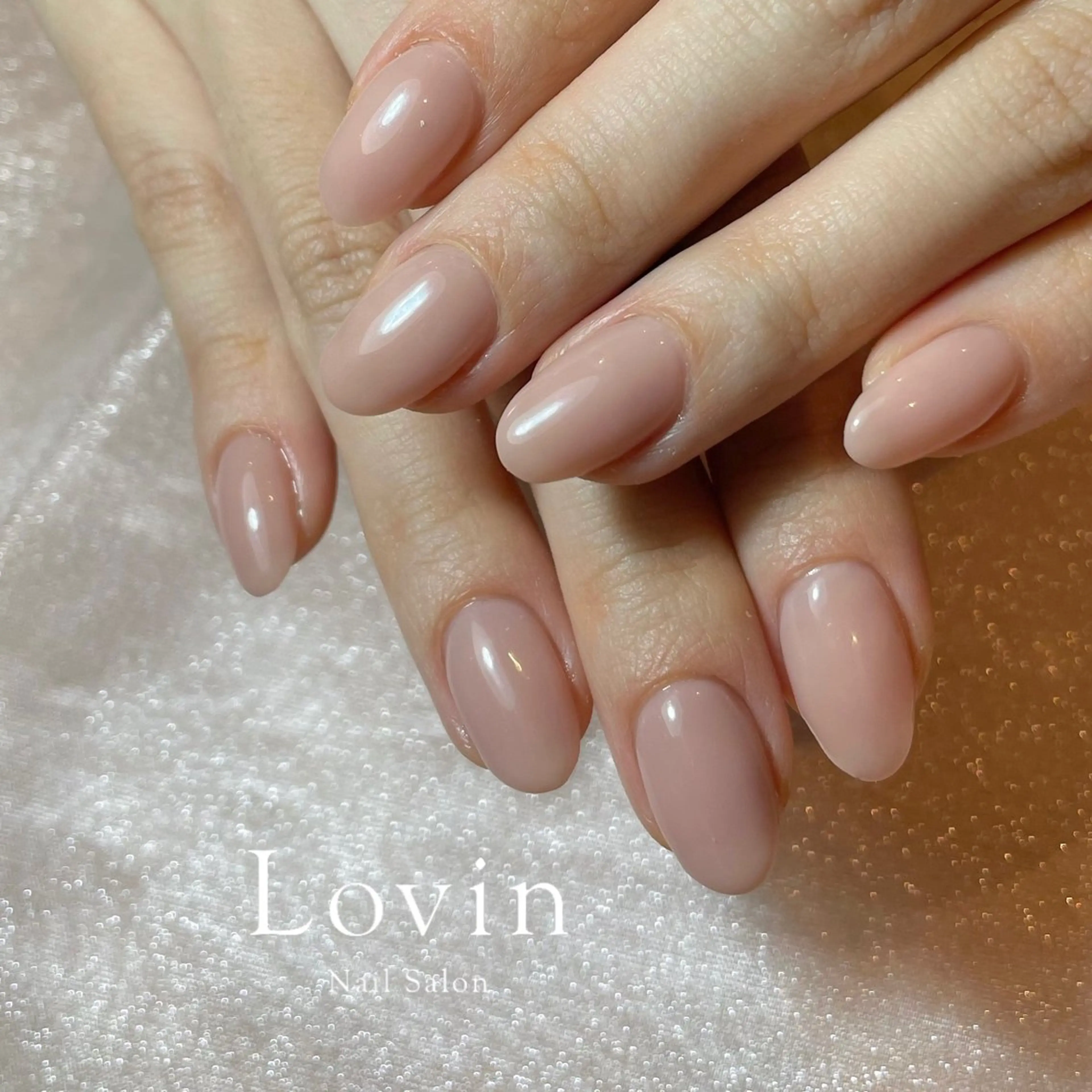 ネイル ジェルネイル ワンカラーネイル パラジェル パラジェルプレミアムサロン nail care &spa Lovin［ラヴィン］所属・Azegami Minaのネイルデザイン