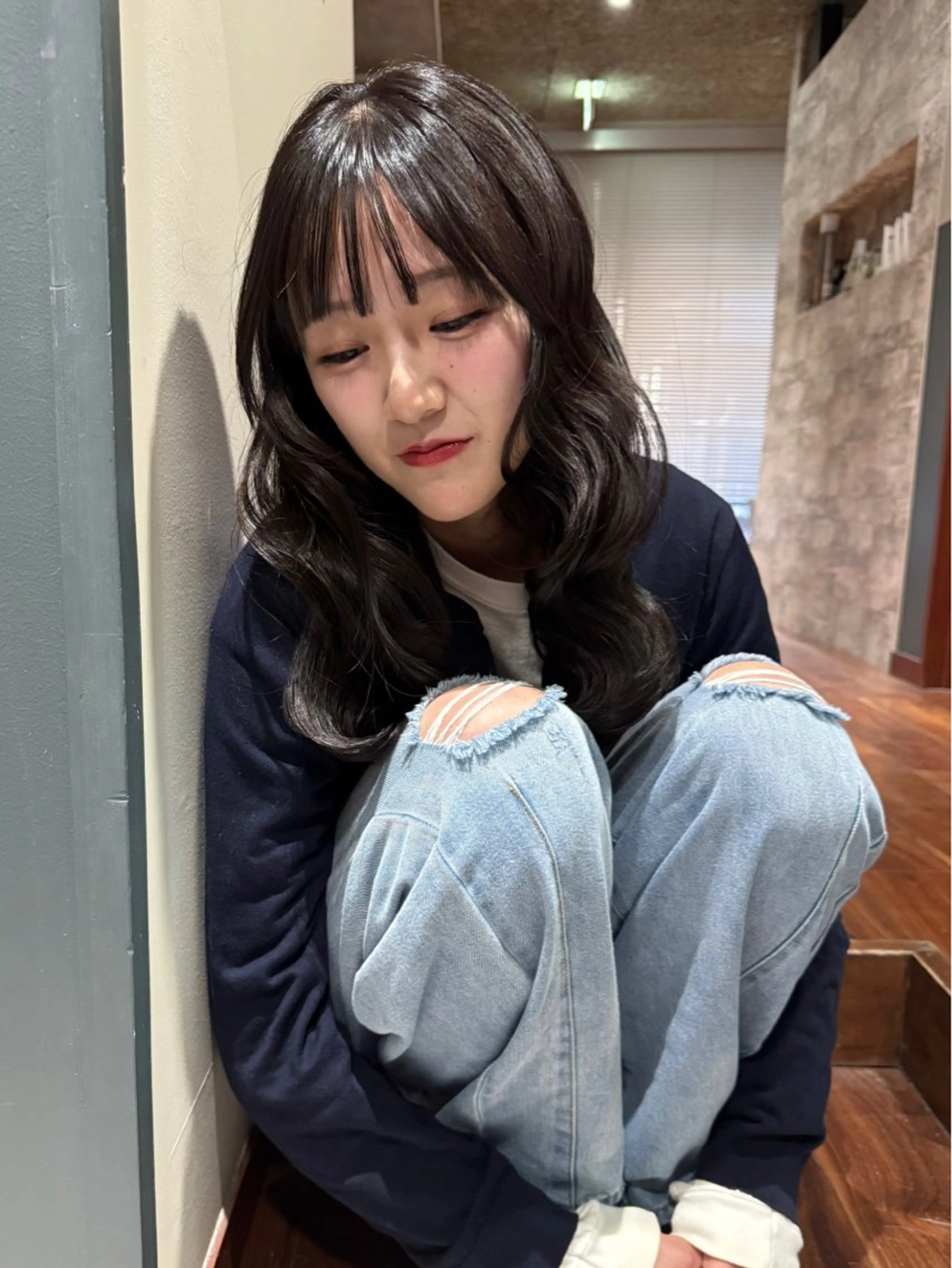 ロング カラー 似合わせカット カット ヘアカラー トリートメント mai / linoah˚✧のヘアスタイル