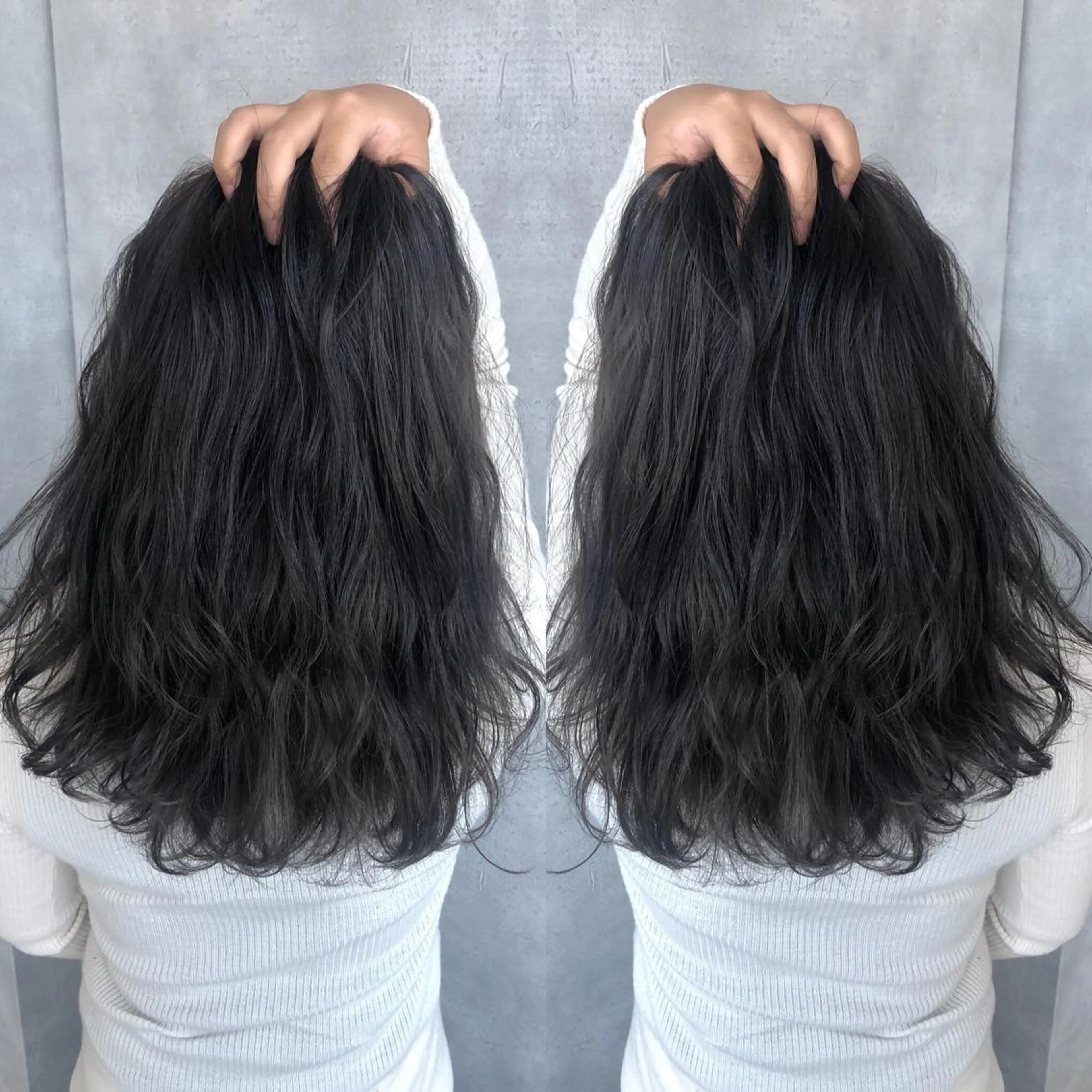 セミロング カラー カット ヘアカラー トリートメント ♡美髪•艶髪♡砂川 なつきのヘアスタイル