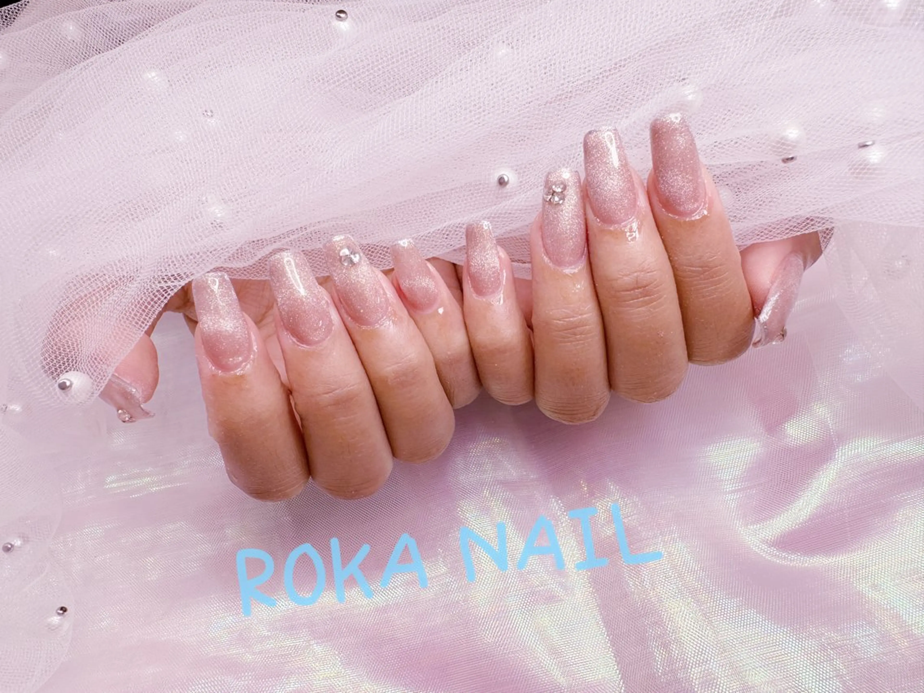 ネイル ハンドネイル 長さだし専門店 ROKANAILのネイルデザイン