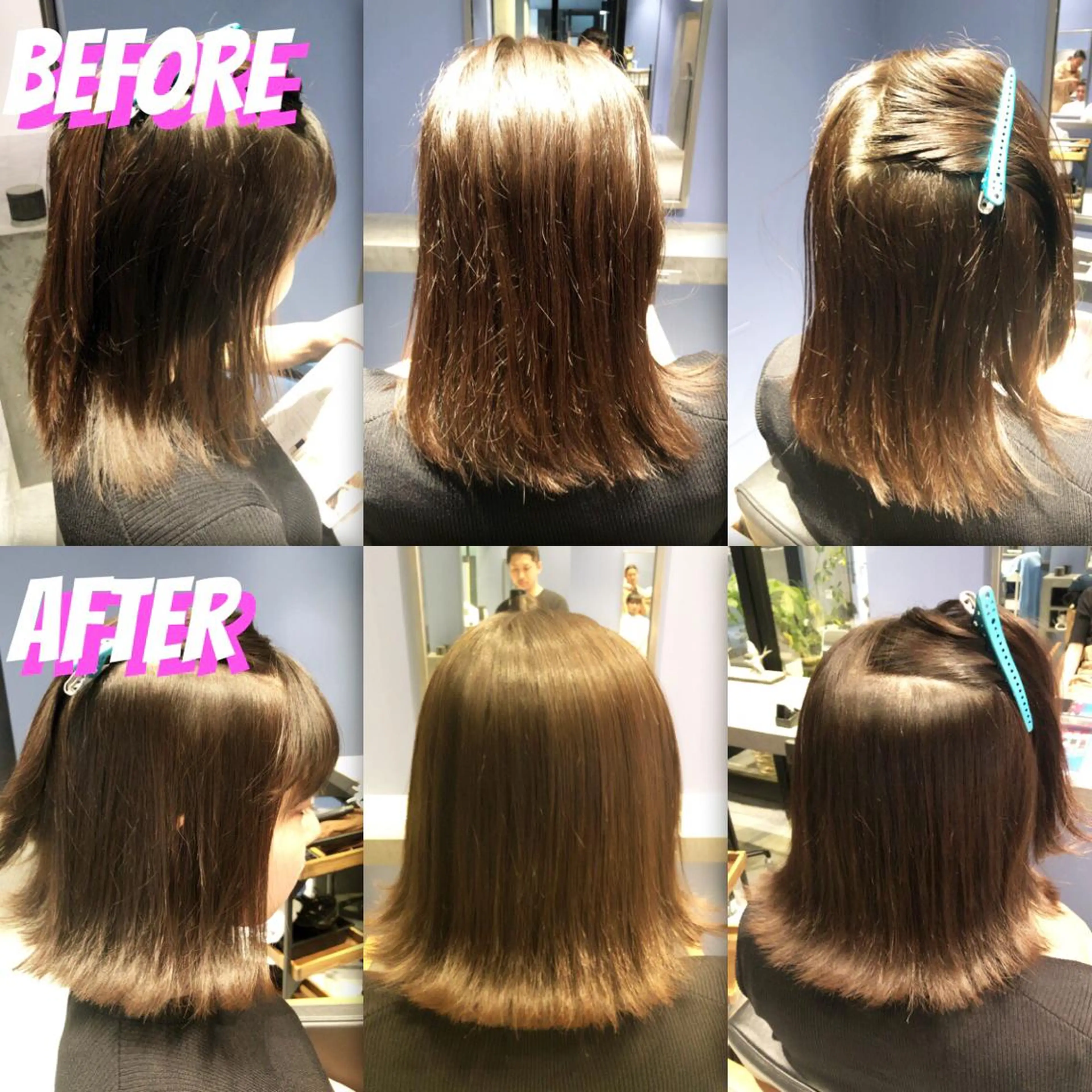 ミディアム パーマ ストレートパーマ カット 縮毛矯正 トリートメント ブリーチ縮毛矯正/ デサキ ショウヘイのヘアスタイル