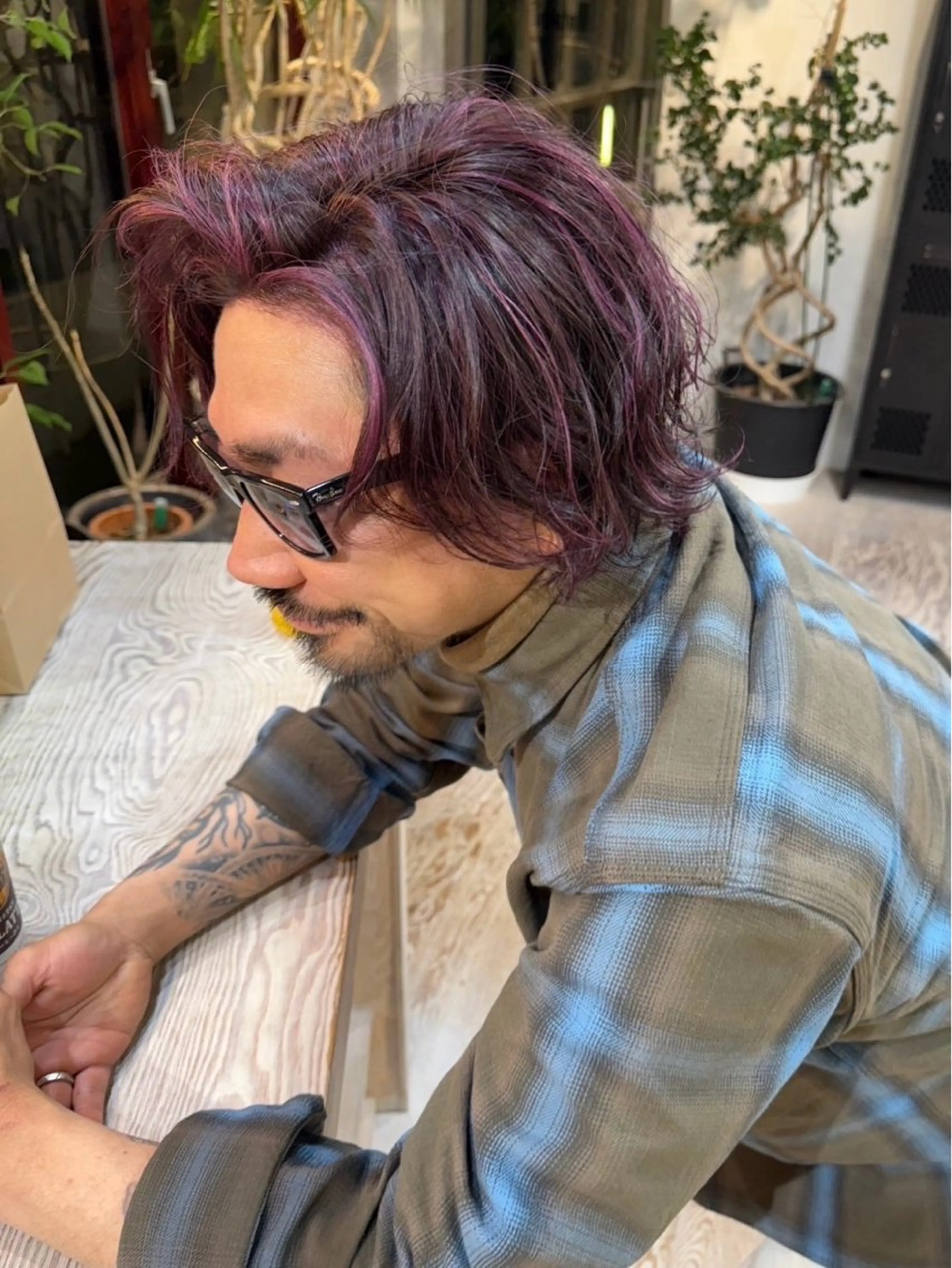 カラー メンズ メンズ/レディース/ wotaku.のヘアスタイル