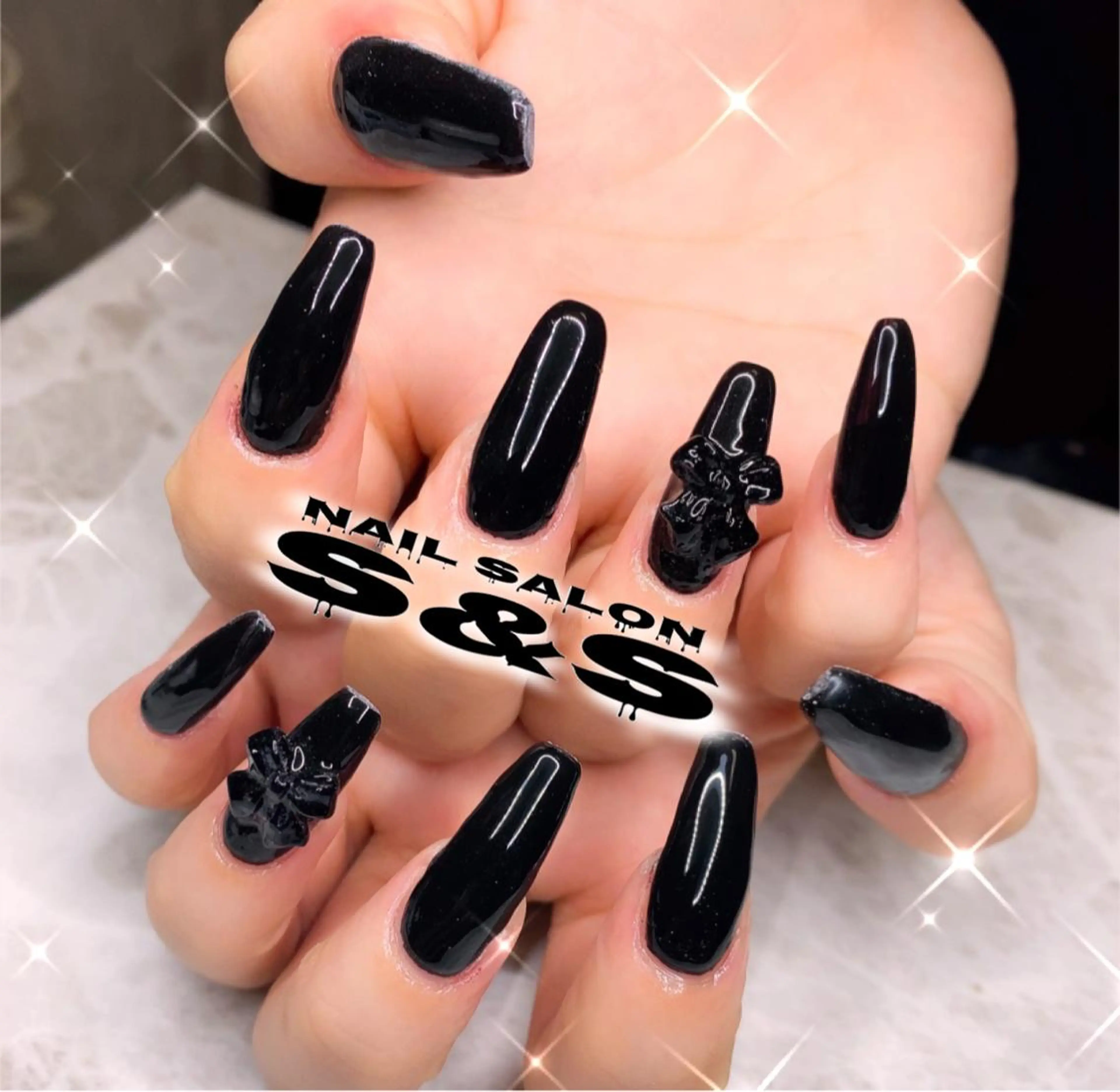 ネイル 長さ出し メンズネイル 持ち込み スカルプネイル S&S 村田小百合のネイルデザイン