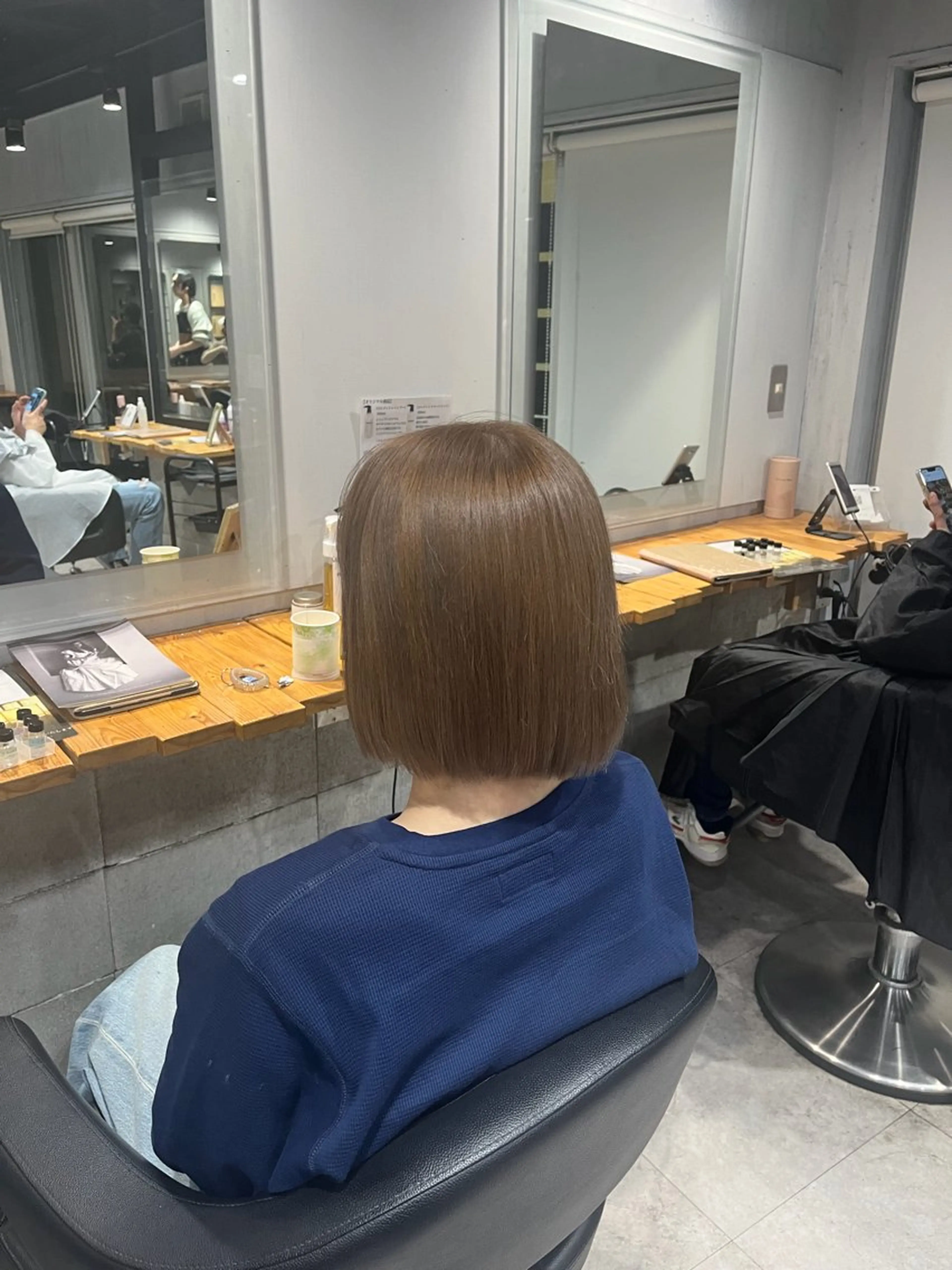 ミディアム カラー ヘアカラー 透明感カラー 艶髪🫧Yumaのヘアスタイル