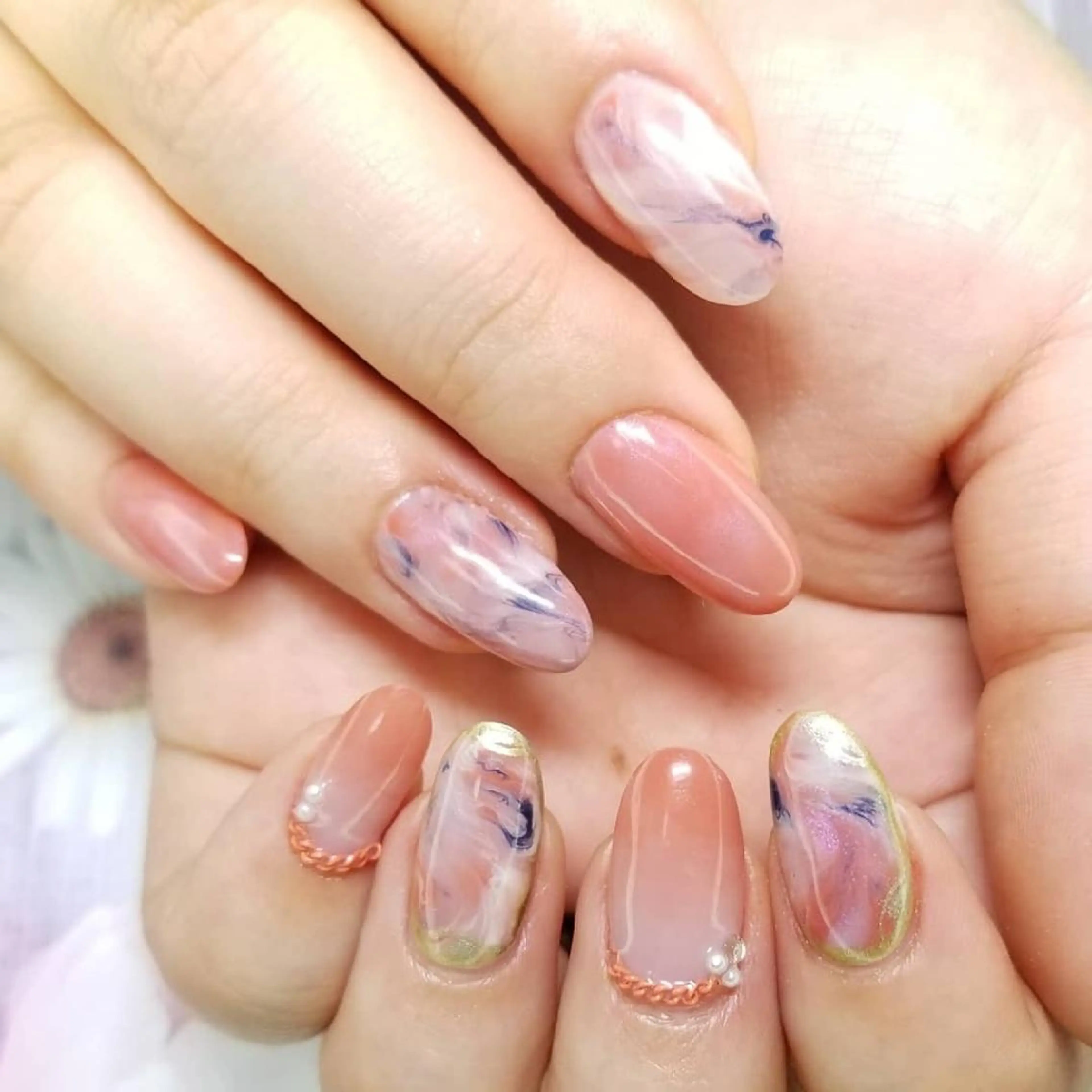 セミロング 個人サロン saltnailのネイルデザイン