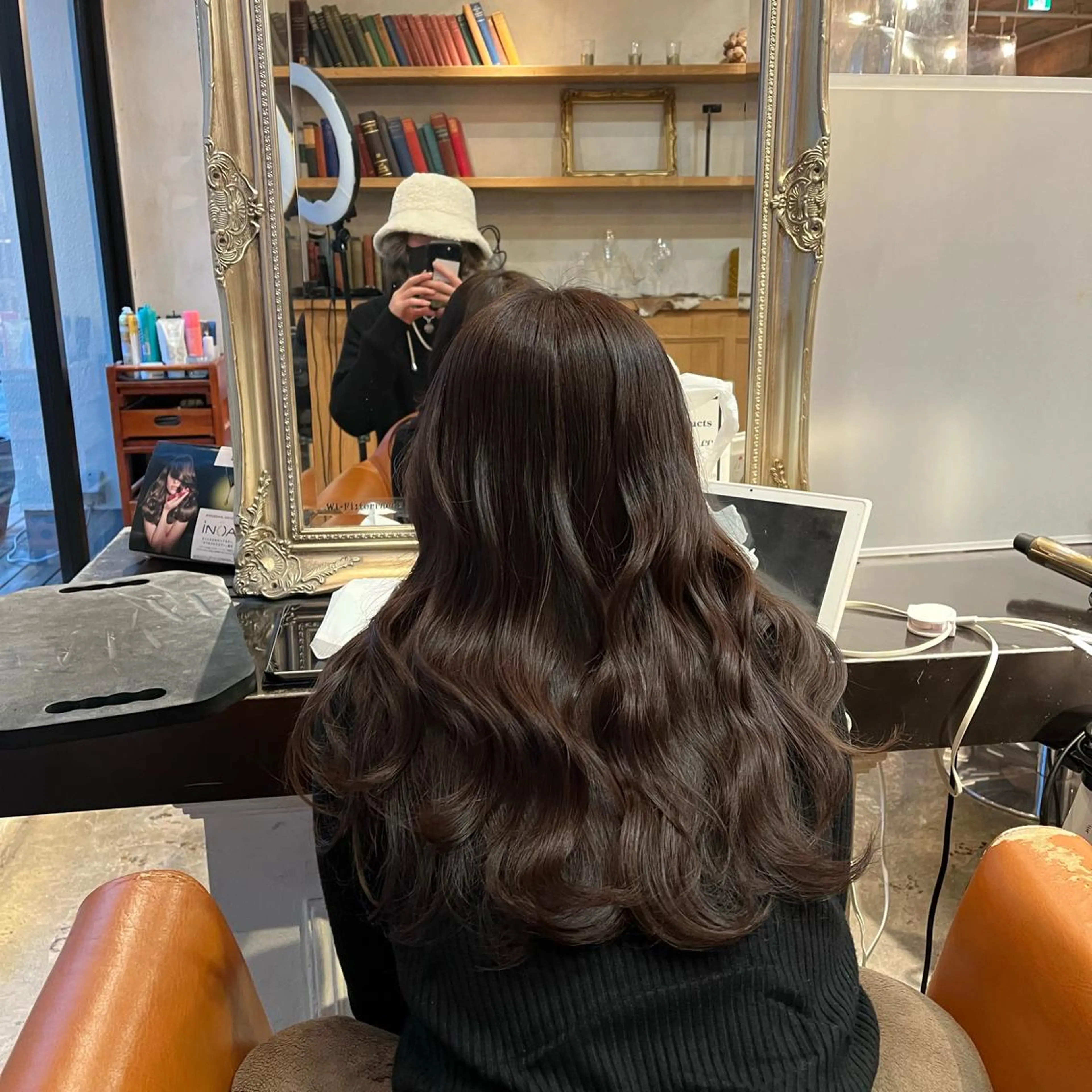 ロング ヘアカラー トリートメント 髪質改善/shuki 韓国/代表取締役のヘアスタイル