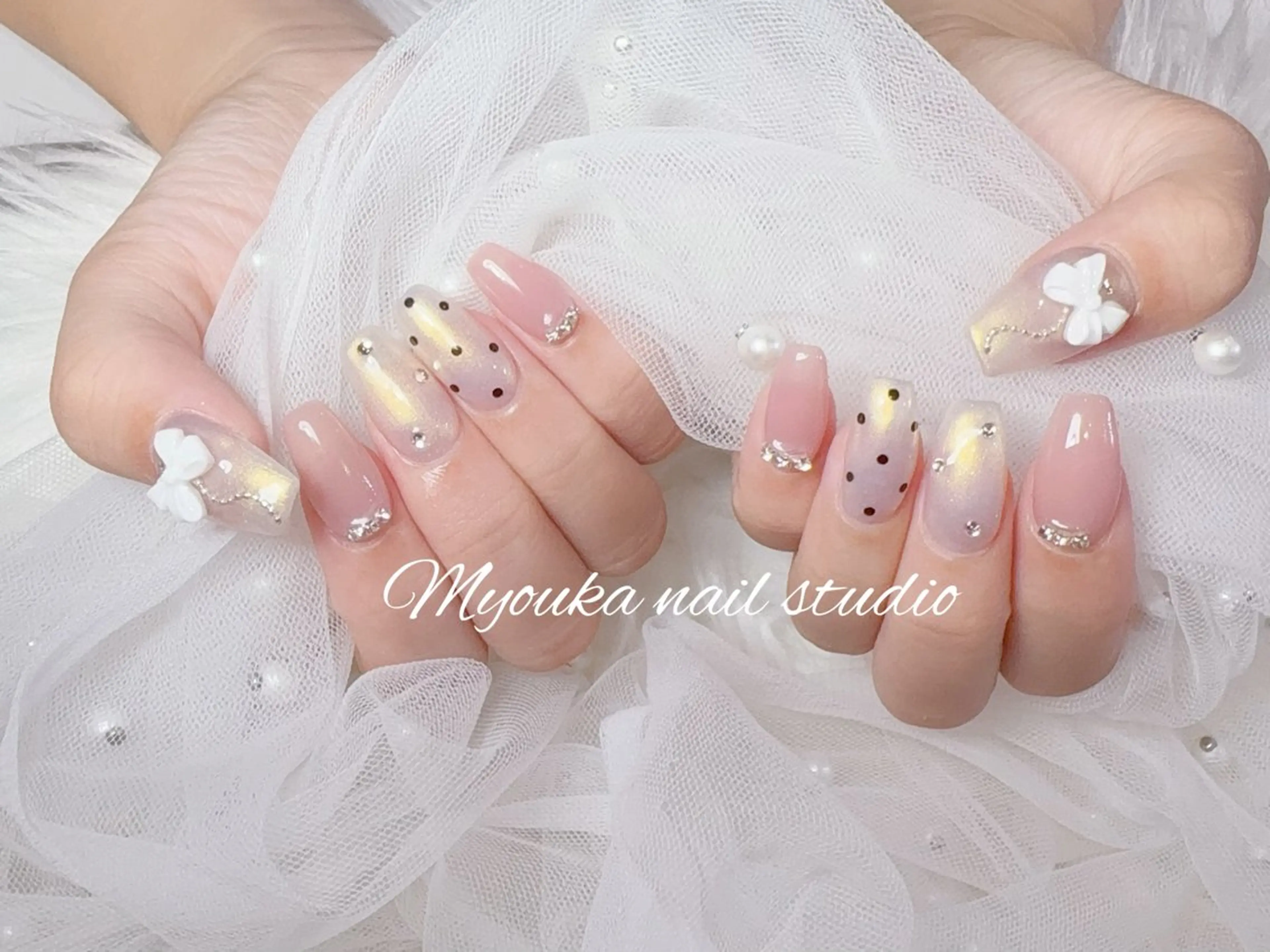 （初回ソフトジェルオフ無料）【チップスカルプ長さ出し】ワンホンネイル定額¥12980 → ¥10980の写真