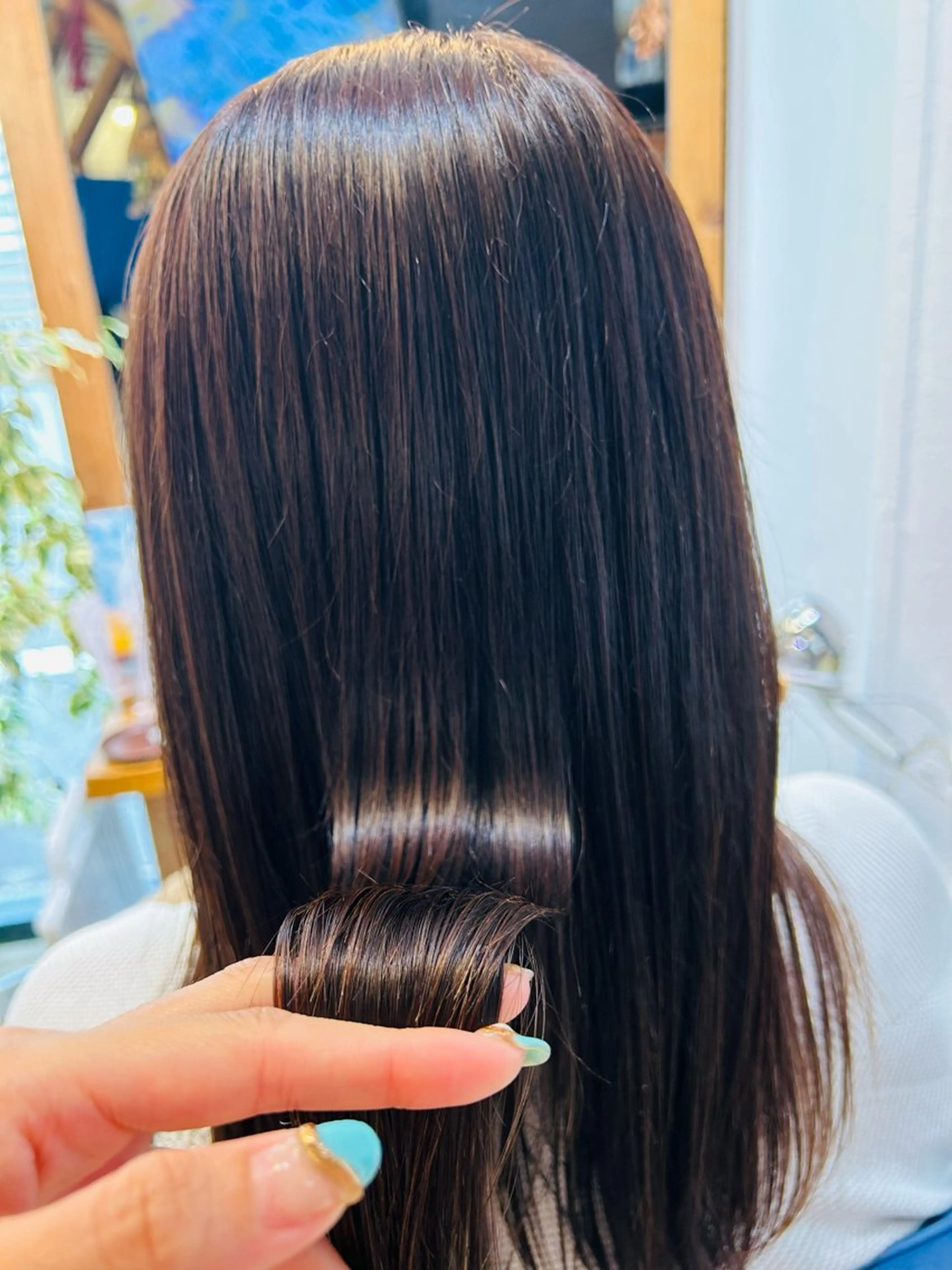 ミディアム うる艶×韓国hair 【아스카🌸アスカ】のヘアスタイル