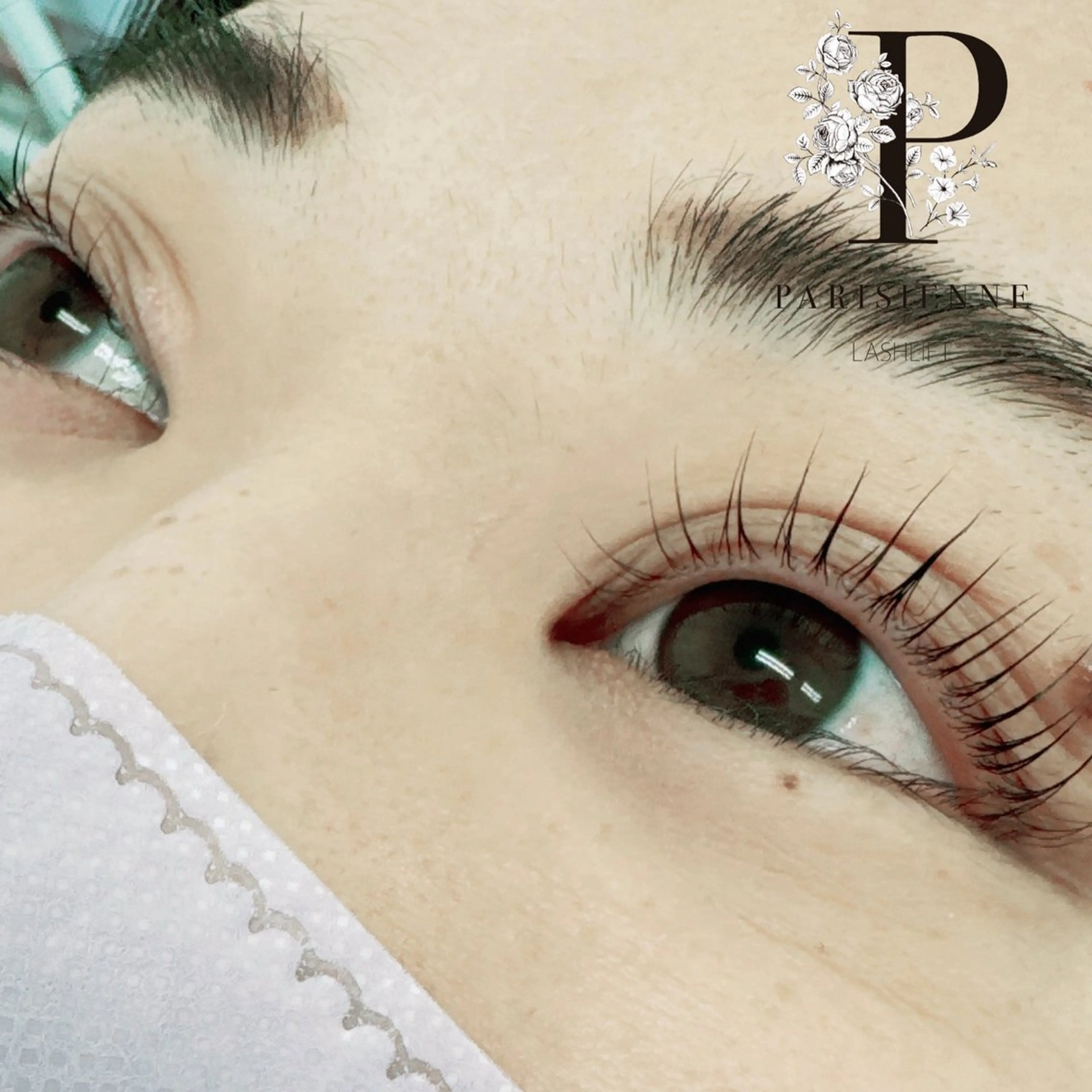 マツエク・マツパ パリジェンヌラッシュリフト エクシアホワイト高崎 小林のマツエク・マツパデザイン