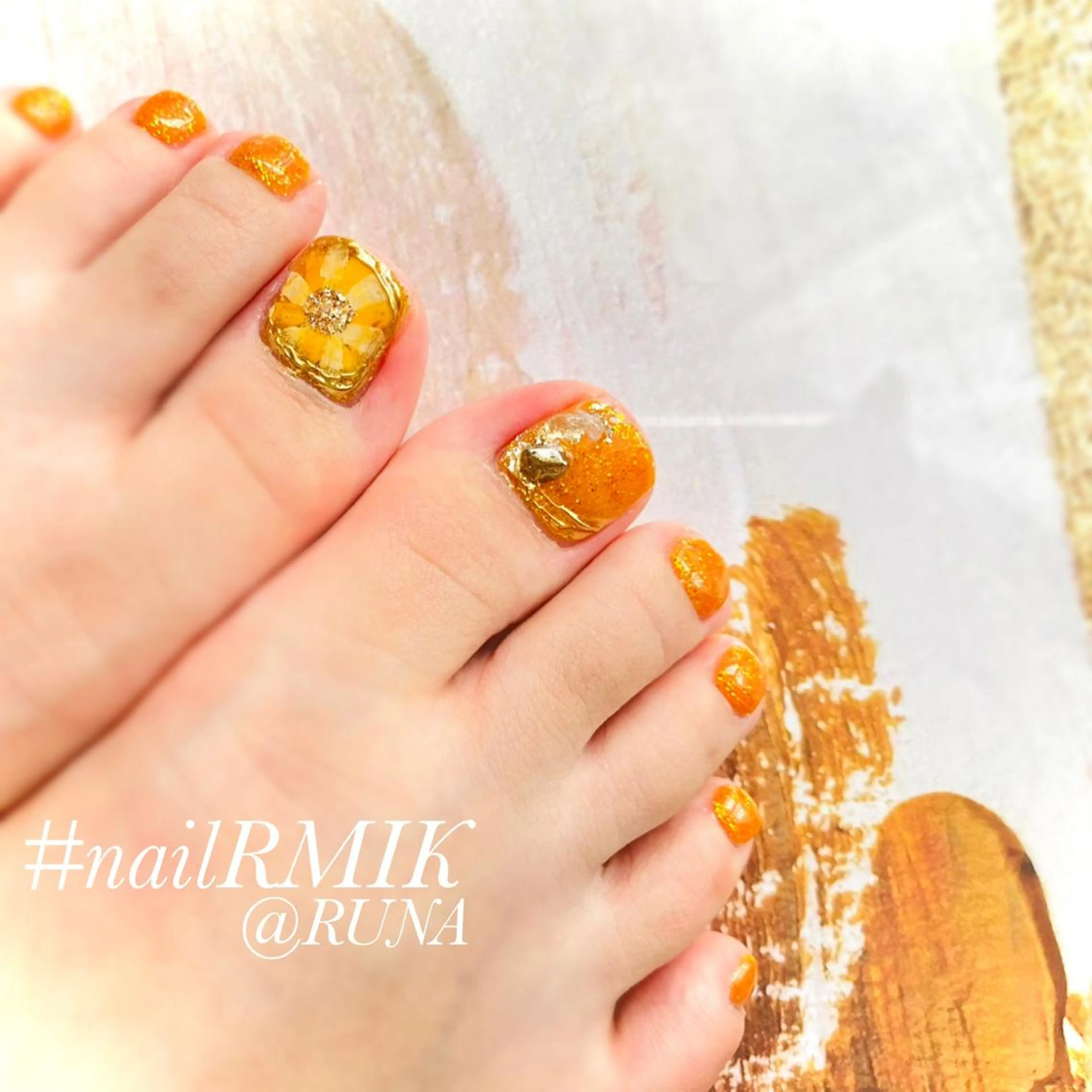 ネイル フットネイル nailsalon RMIKのネイルデザイン