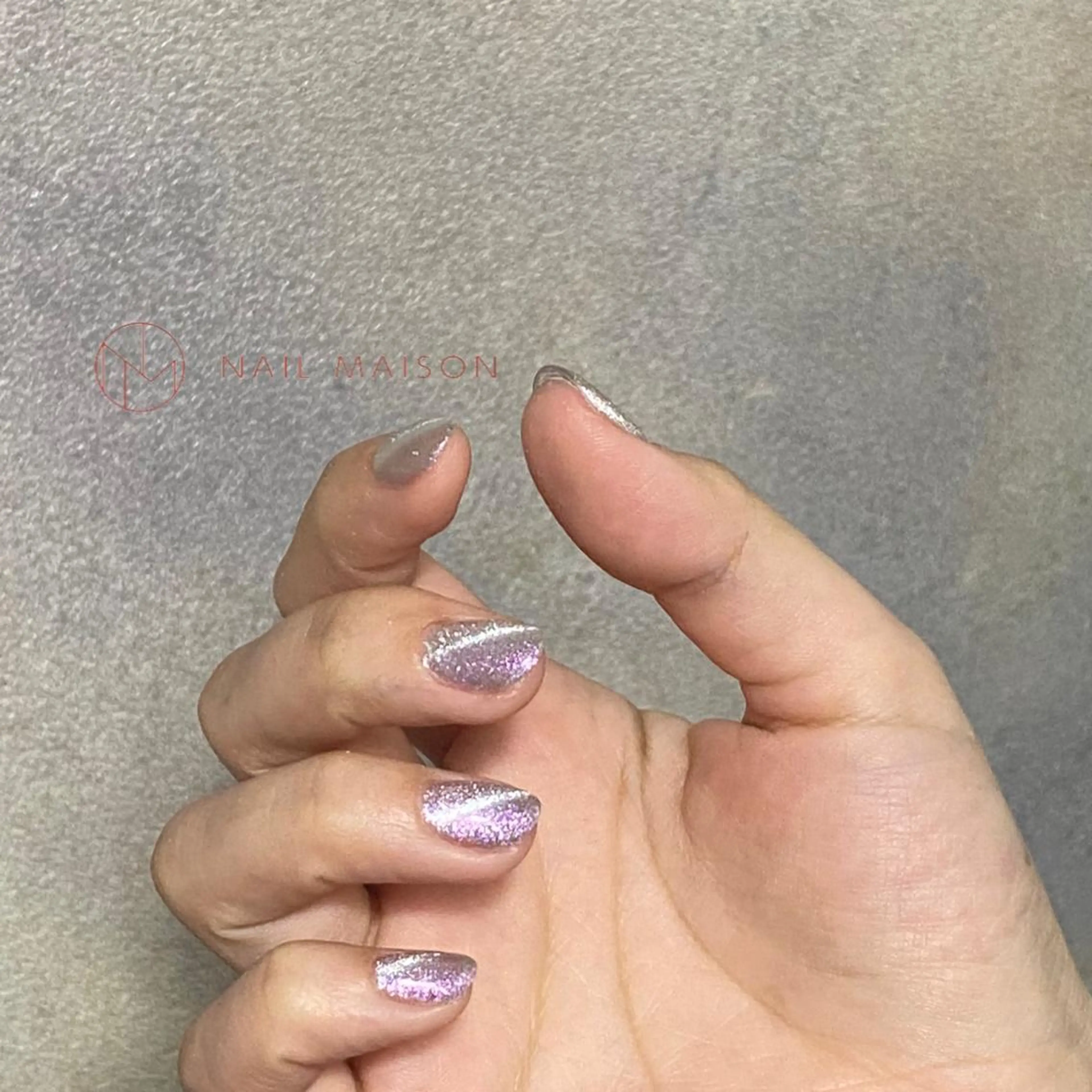 ネイル マグネットネイル WASHIMI Fのネイルデザイン