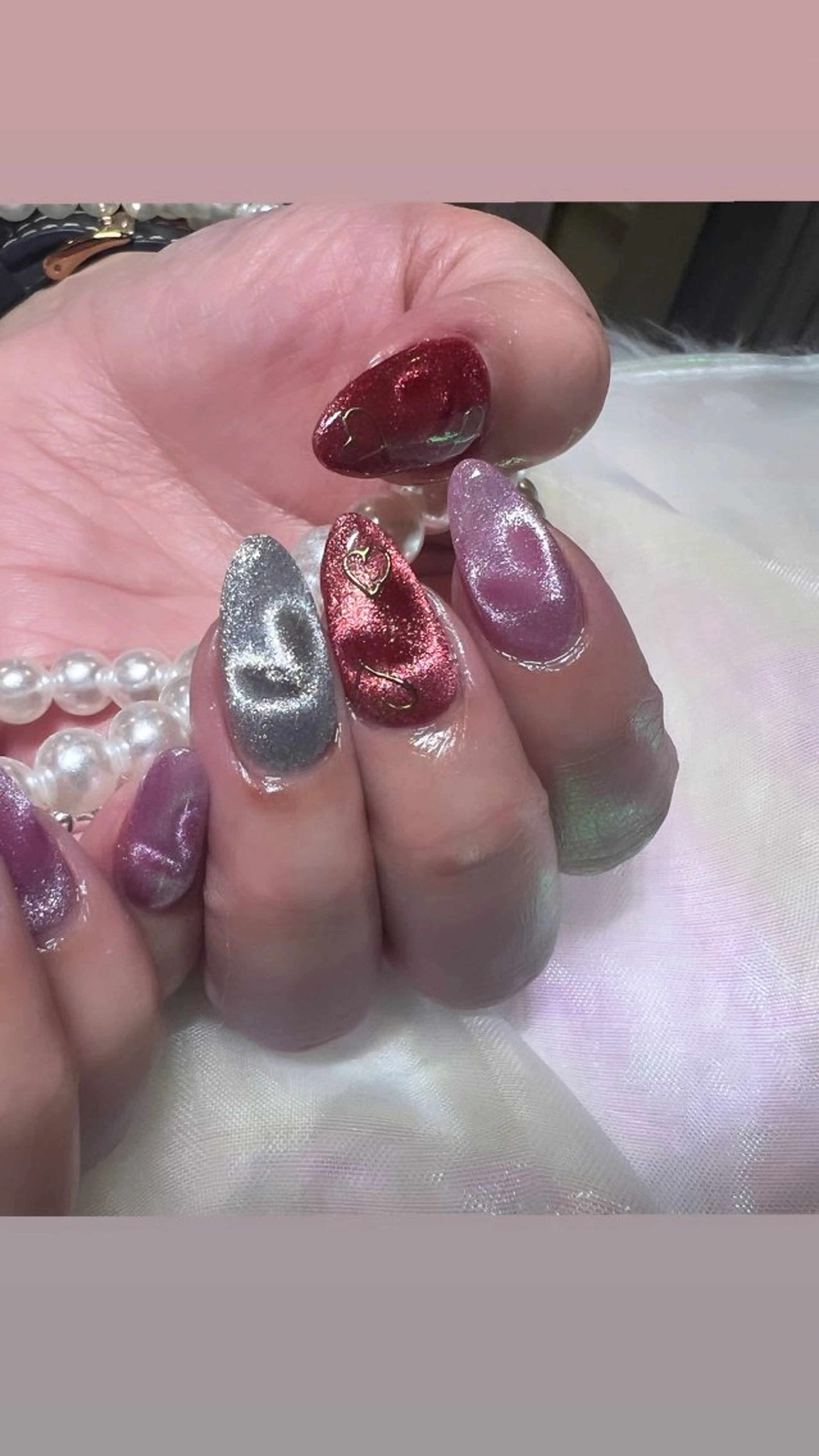 ネイル マグネットネイル 持ち込み 88-nail. MAKIのネイルデザイン