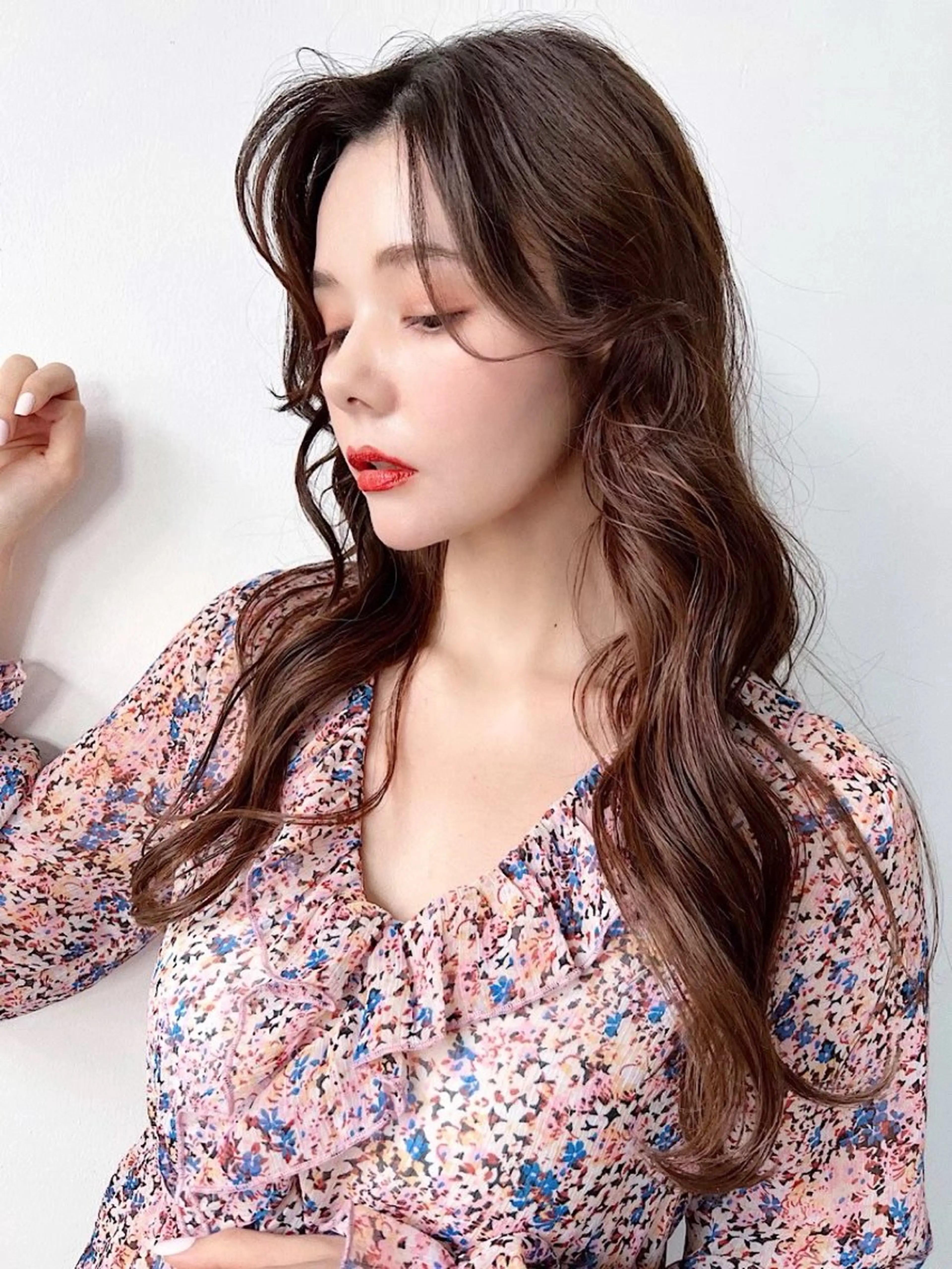 ロング カラー 本間 絵理奈‎のヘアスタイル