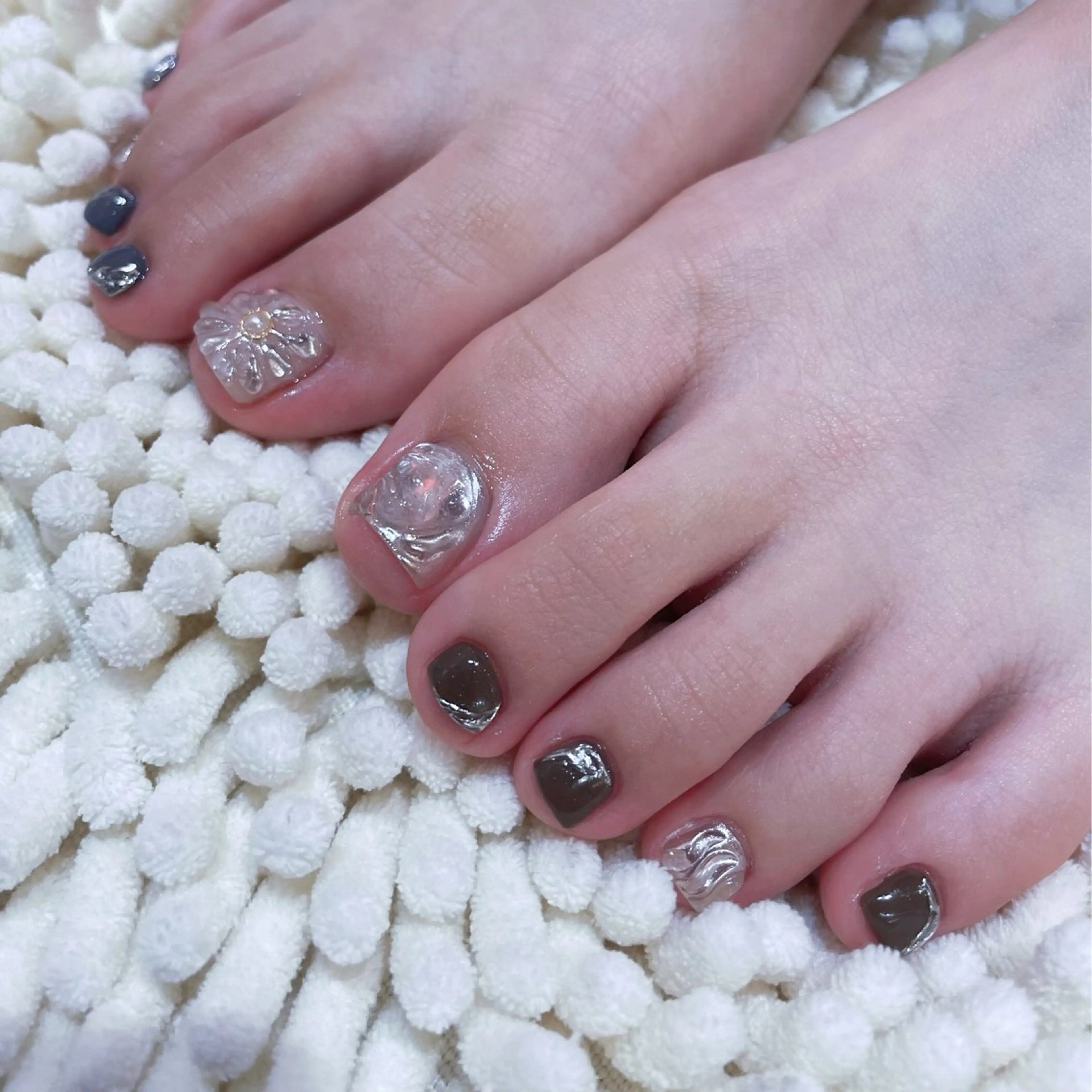 ネイル フットネイル nail&eyelash mate所属・京都/東向日/桂 ayumiのネイルデザイン