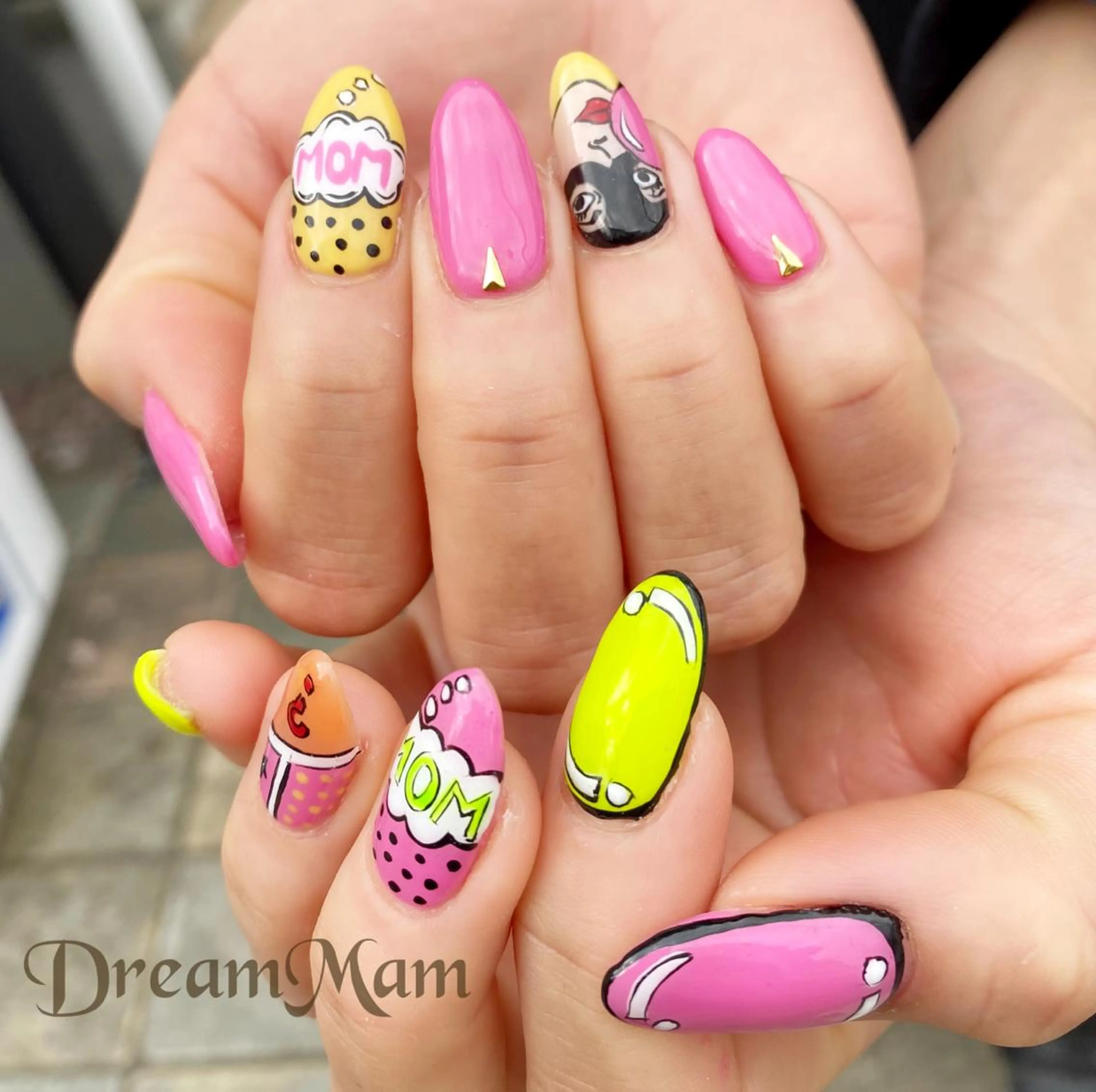 ネイル フットネイル フレンチネイル ジェルネイル キラキラネイル 韓国ネイル ハンドネイル Nail Salon Dream Mamのネイルデザイン