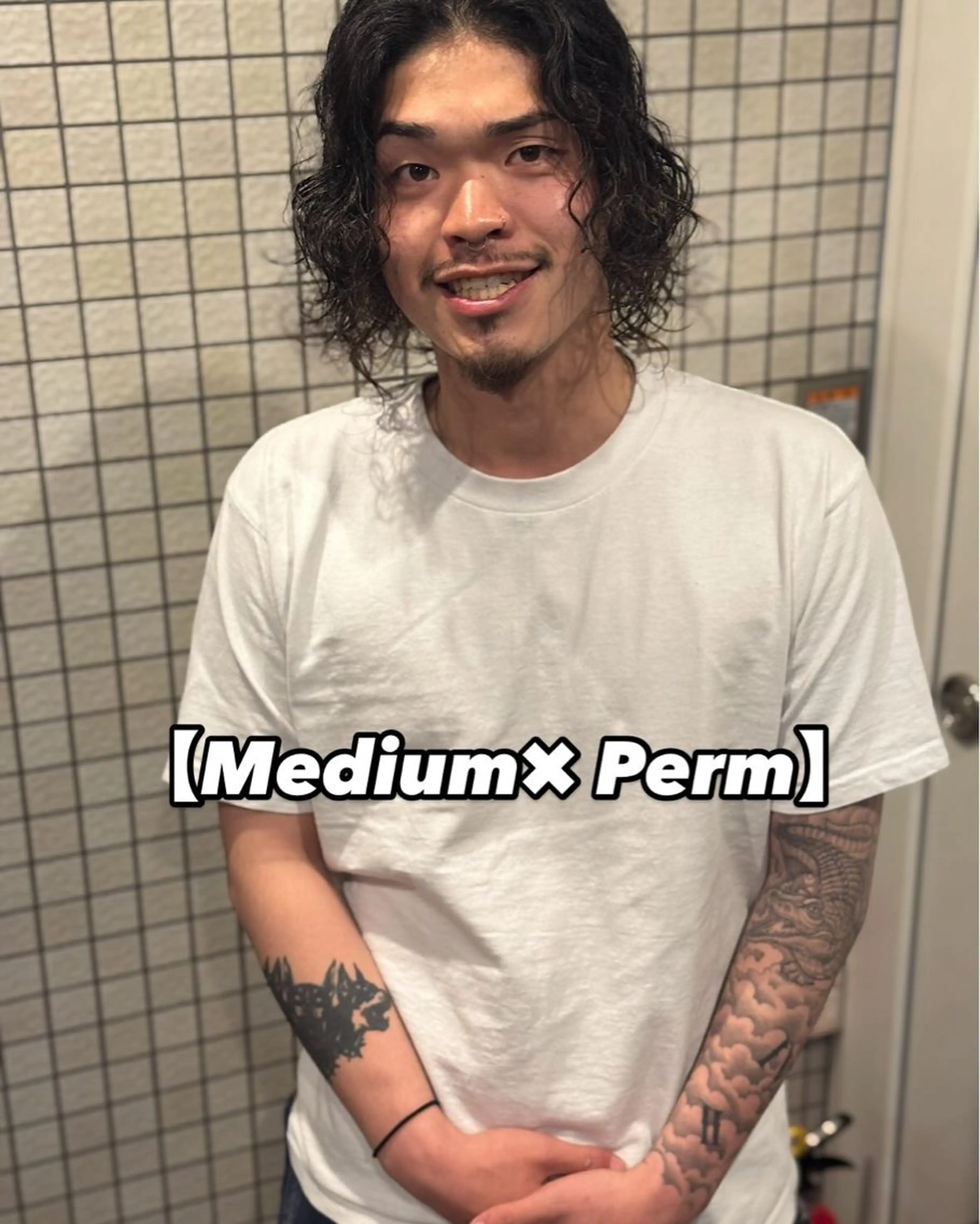 メンズ leo/ロング／ レイヤーカット⛈️のヘアスタイル