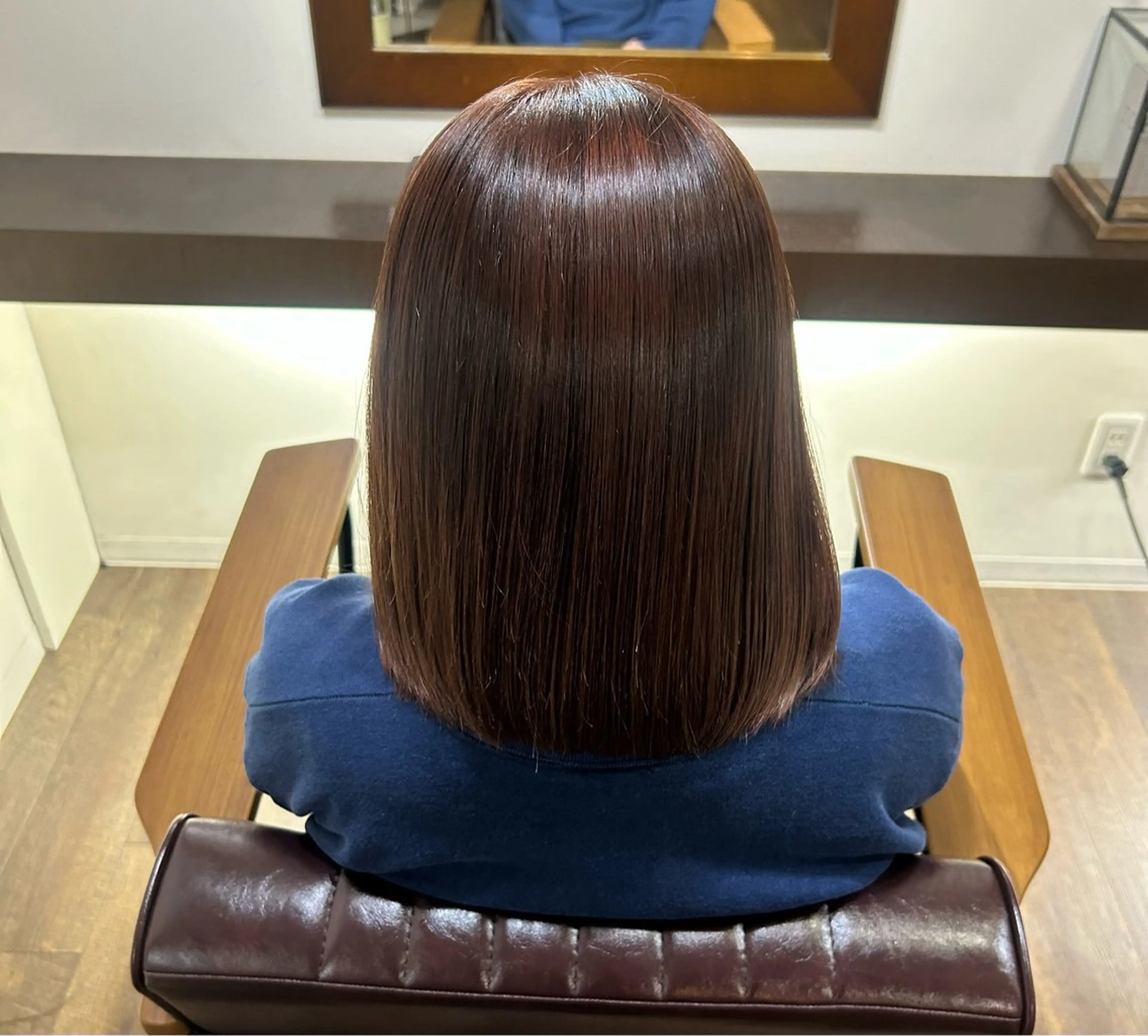 ワンカラーor白髪染めカラー+髪質改善トリートメントの写真