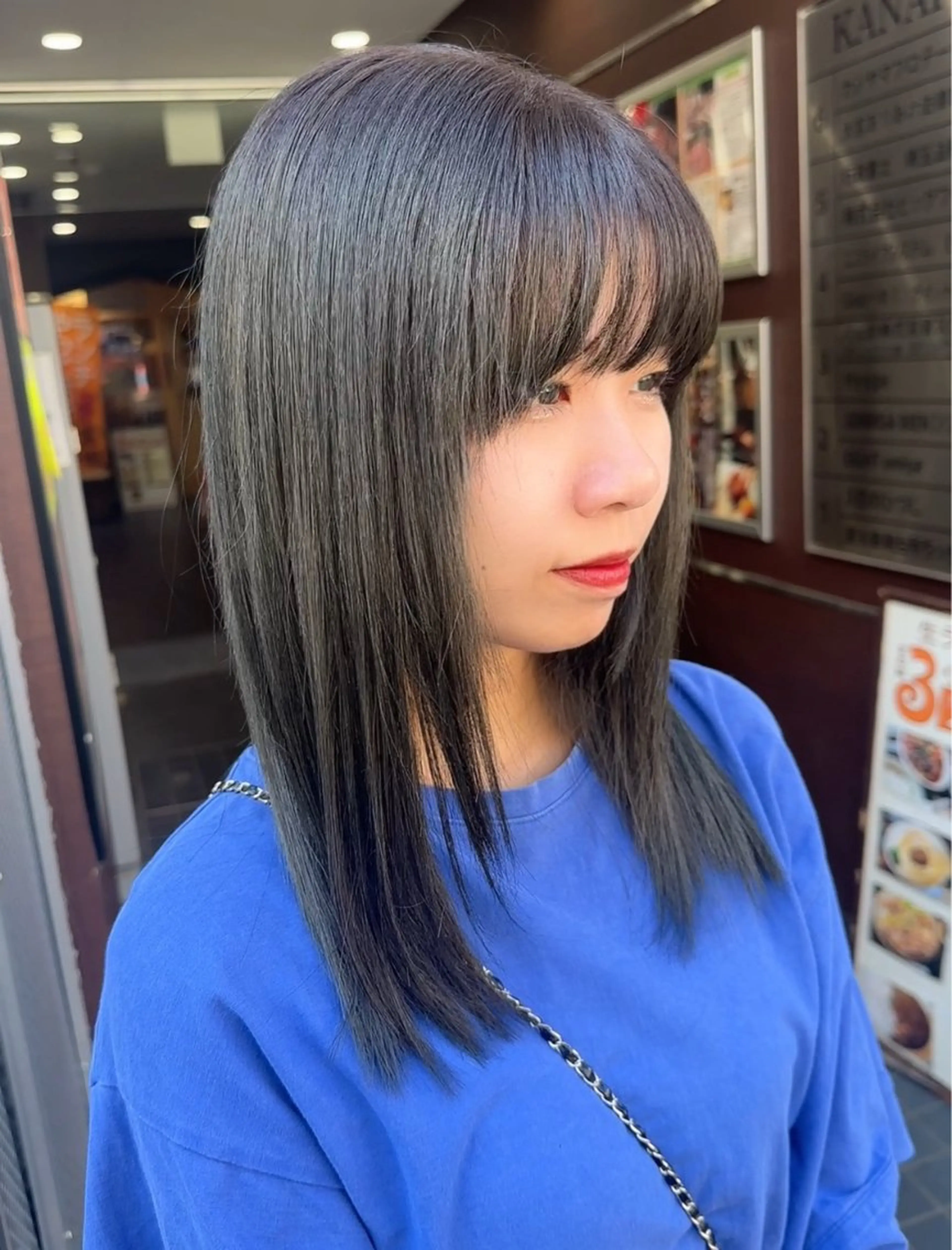 ミディアム カラー グレージュ オリーブグレージュ オリーブグレー トリートメント 酸熱トリートメント カット ヘアカラー トリートメント yu-kiハイトーン /ブリーチ無しカラーのヘアスタイル