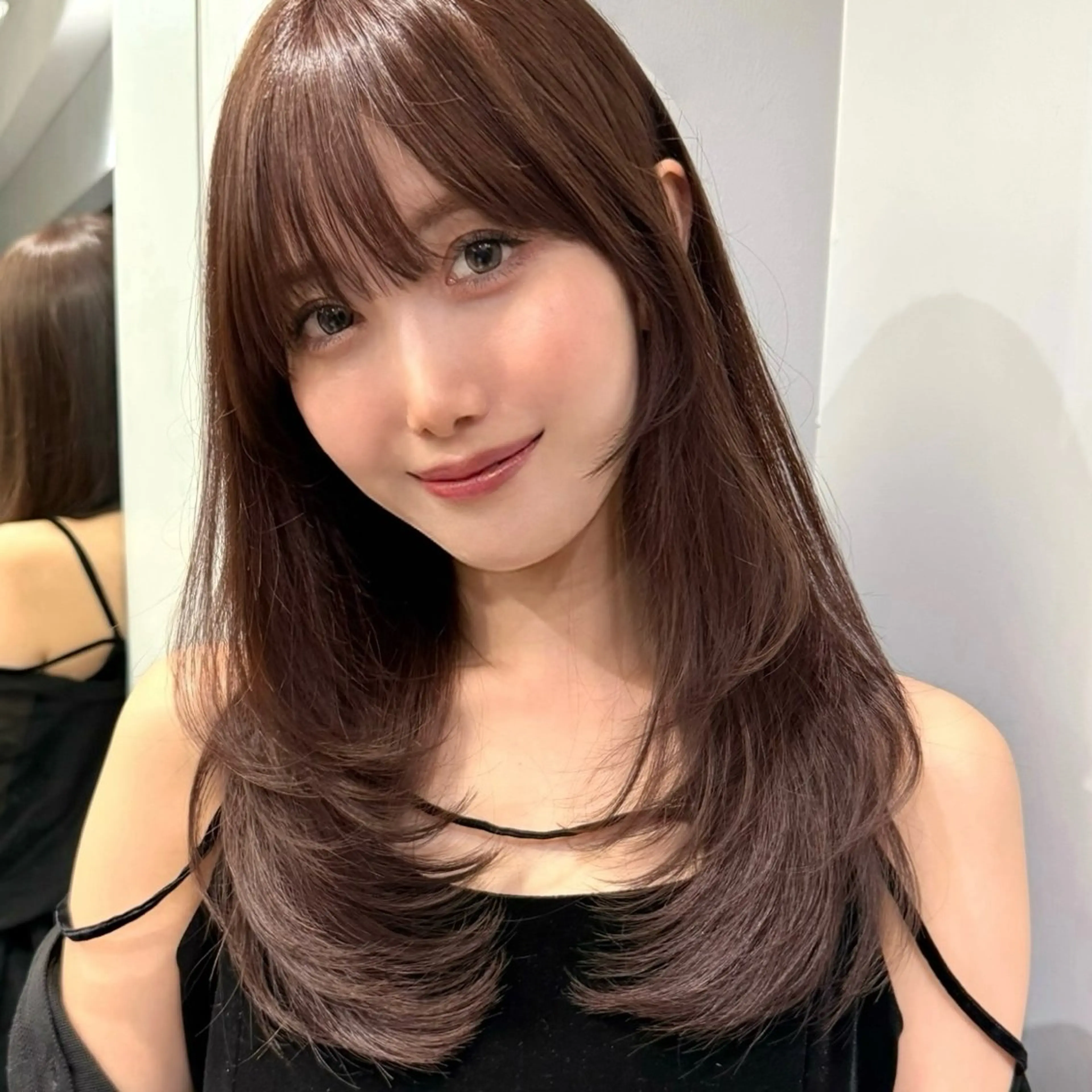 セミロング カラー レイヤーカット TOI所属・内野   龍海 / レイヤーカットのヘアスタイル