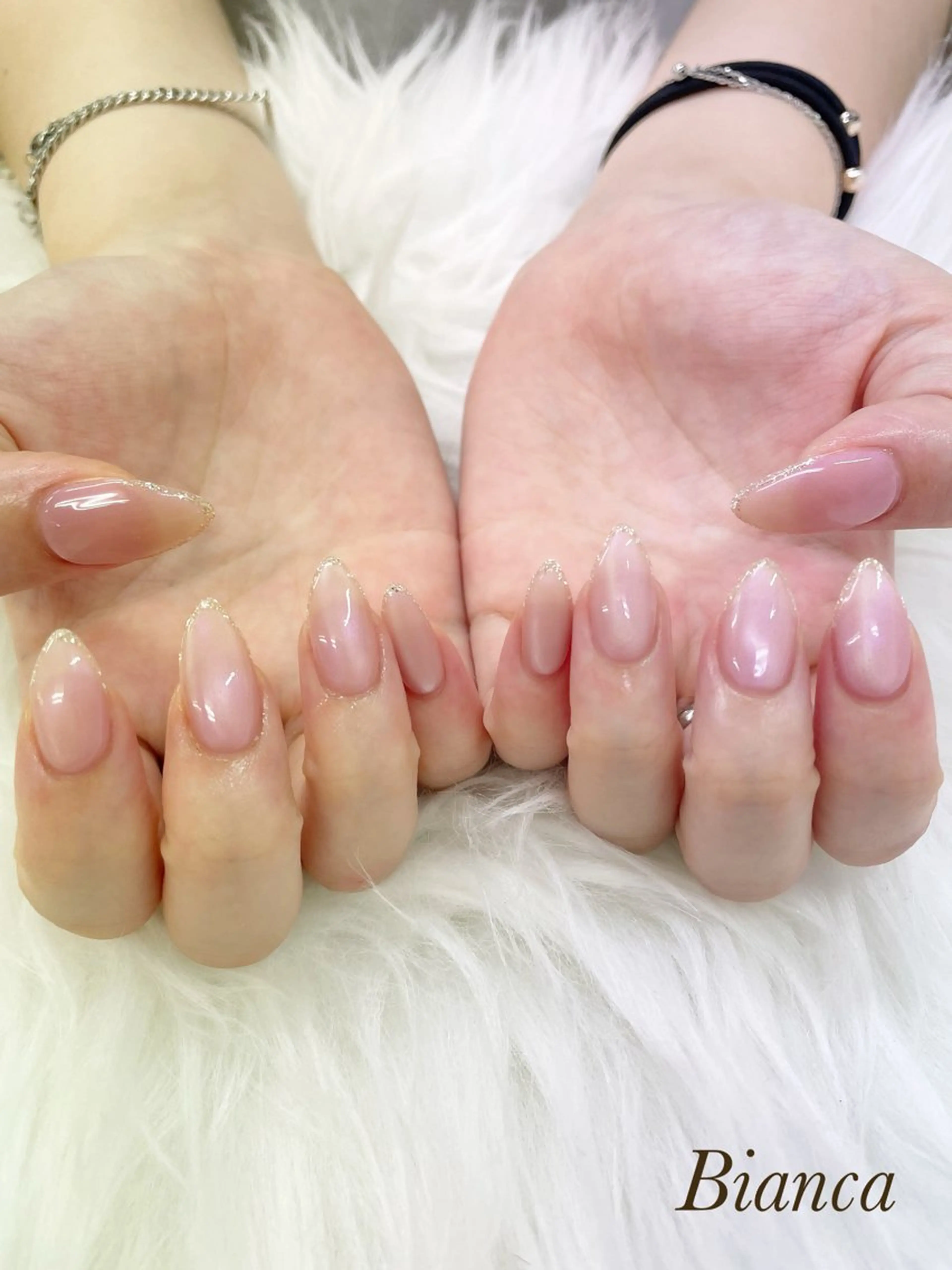 ネイル ラメ(グリッター) ハンドネイル Bianca高円寺店 やまね💅💕のネイルデザイン