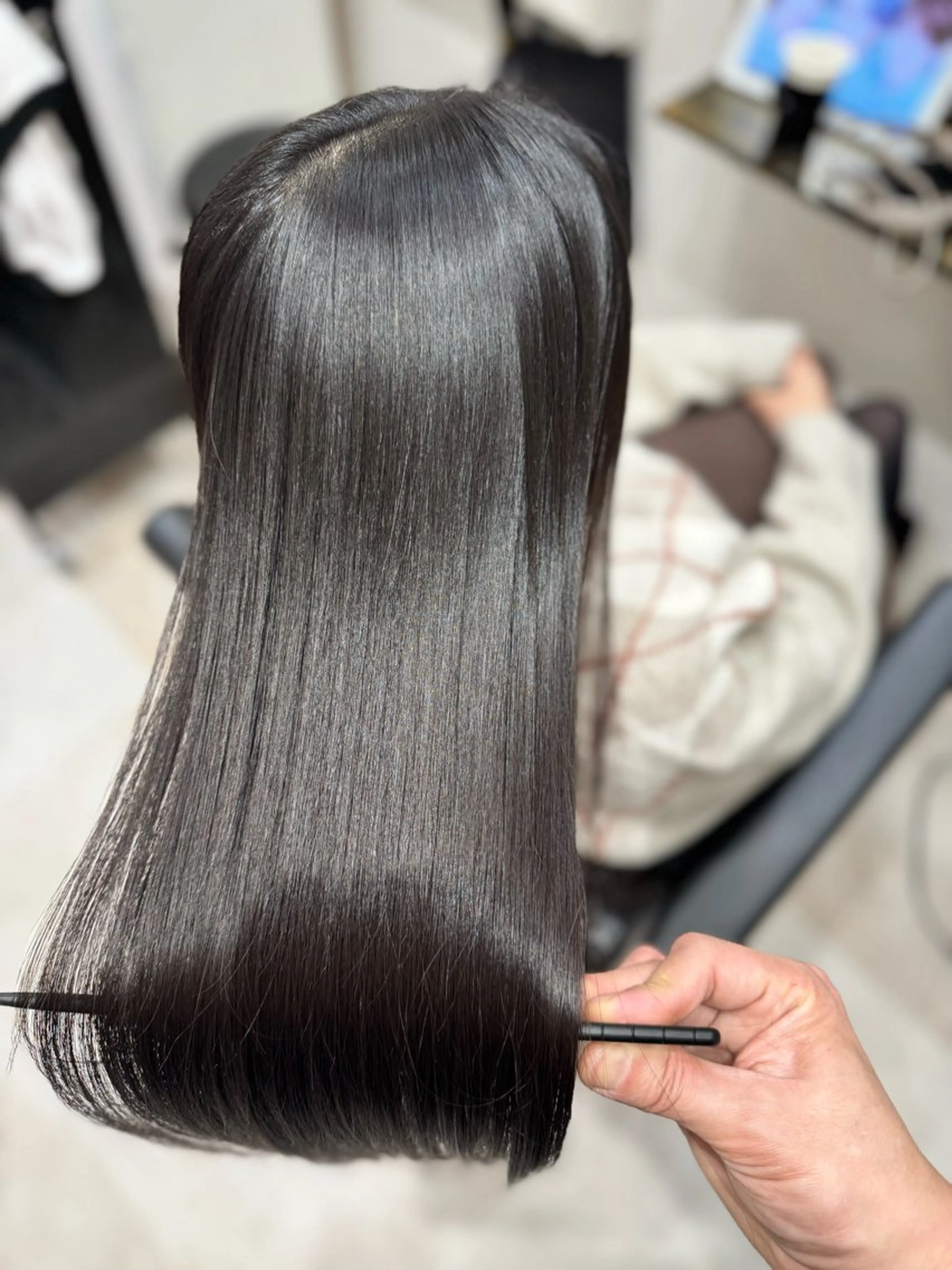 ロング 髪質改善 Dbest hair lounge所属・KEN/関内/似合せ 美髪矯正/髪質改善のヘアスタイル