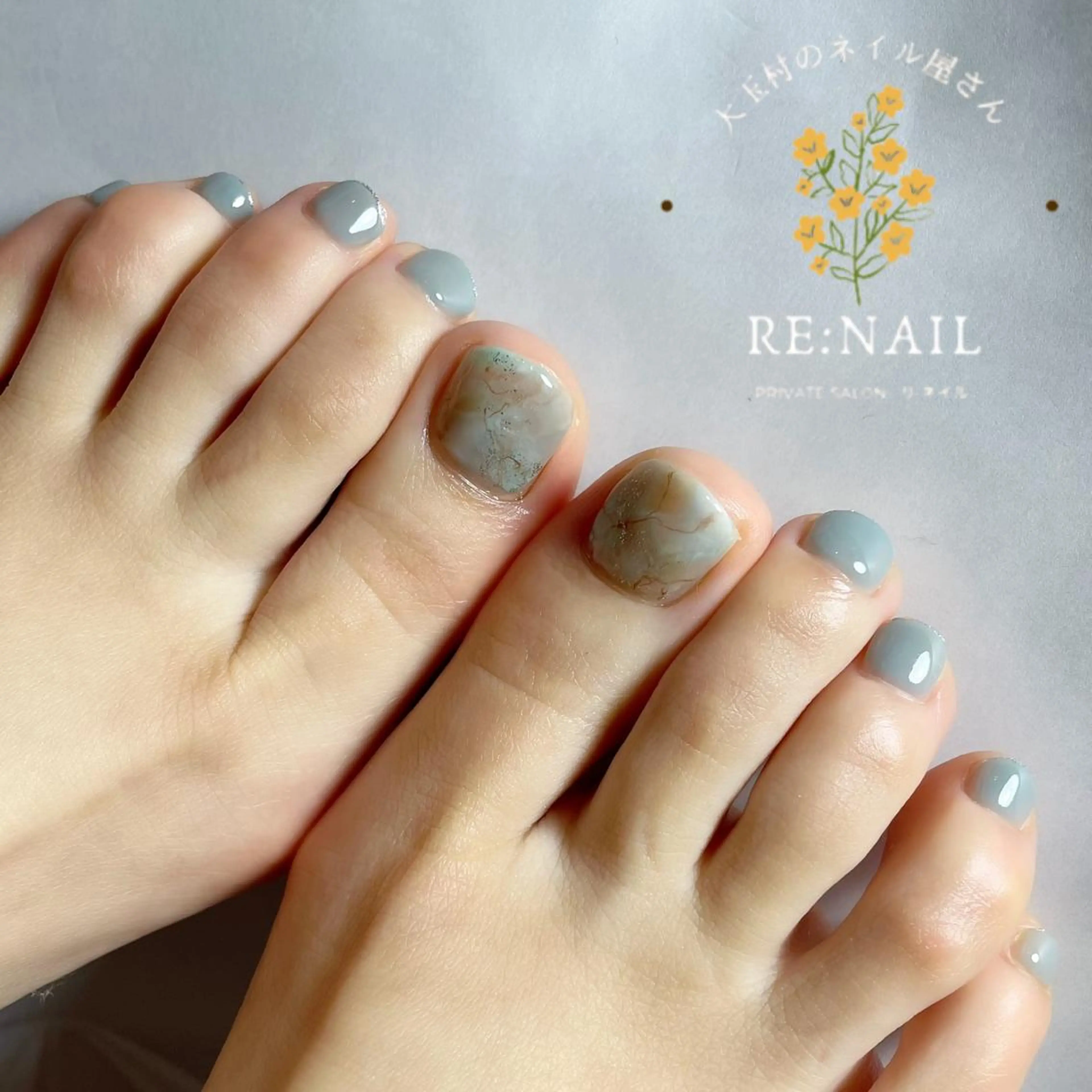 ネイル フットネイル かんの りなのネイルデザイン