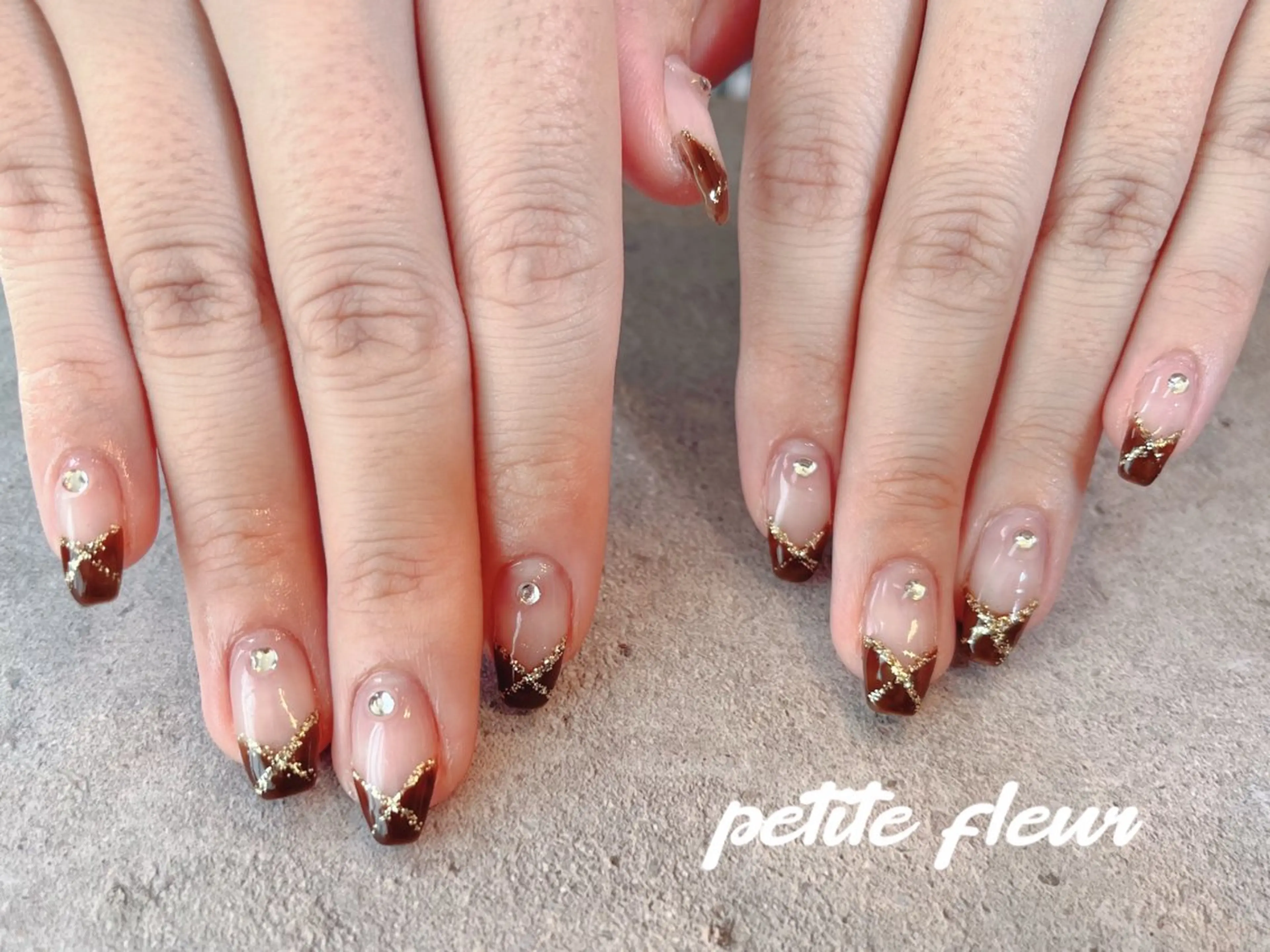 ネイル ハンドネイル ビューティーサロン プチフルールのネイルデザイン