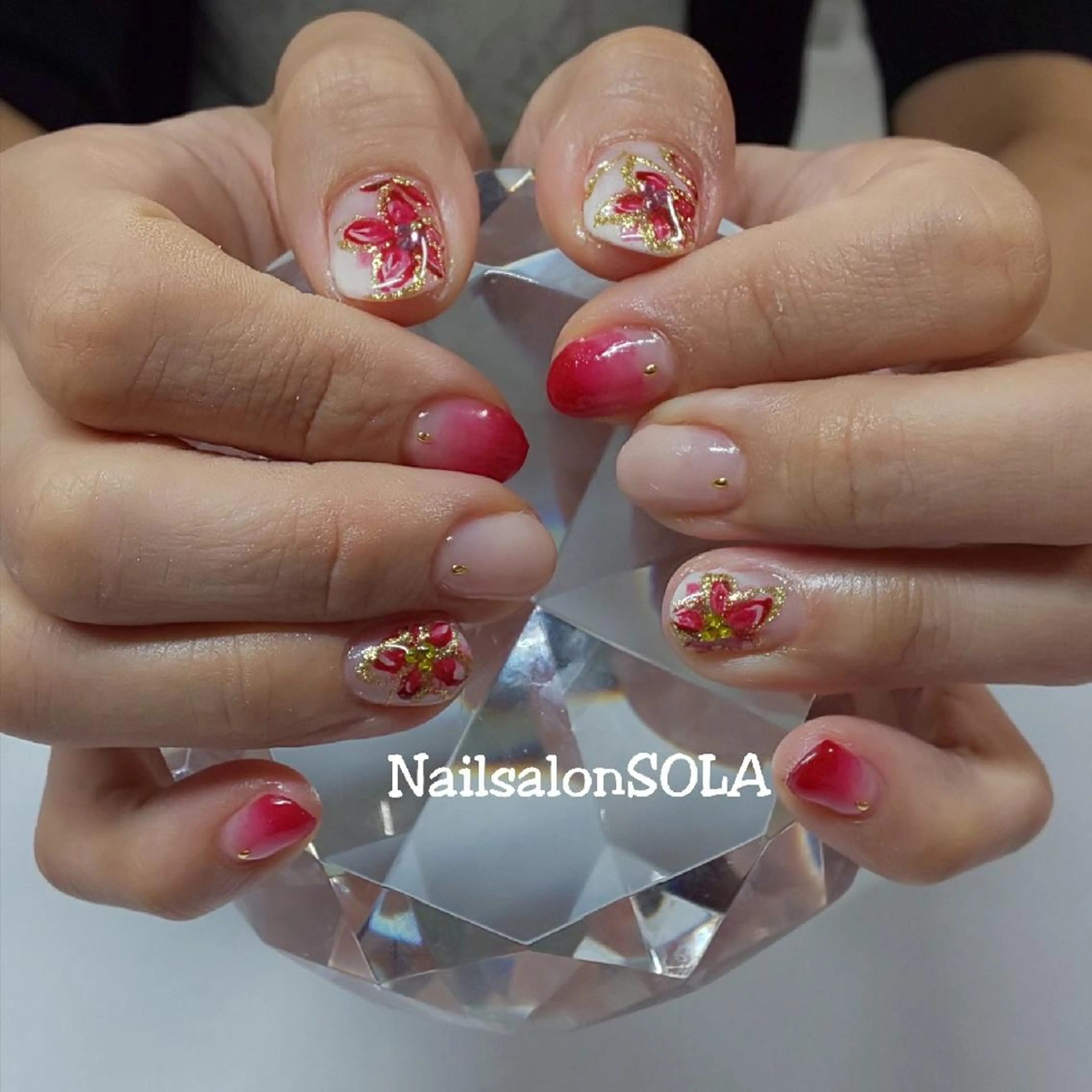 ネイル アートネイル グラデーション 田代 夏子のネイルデザイン