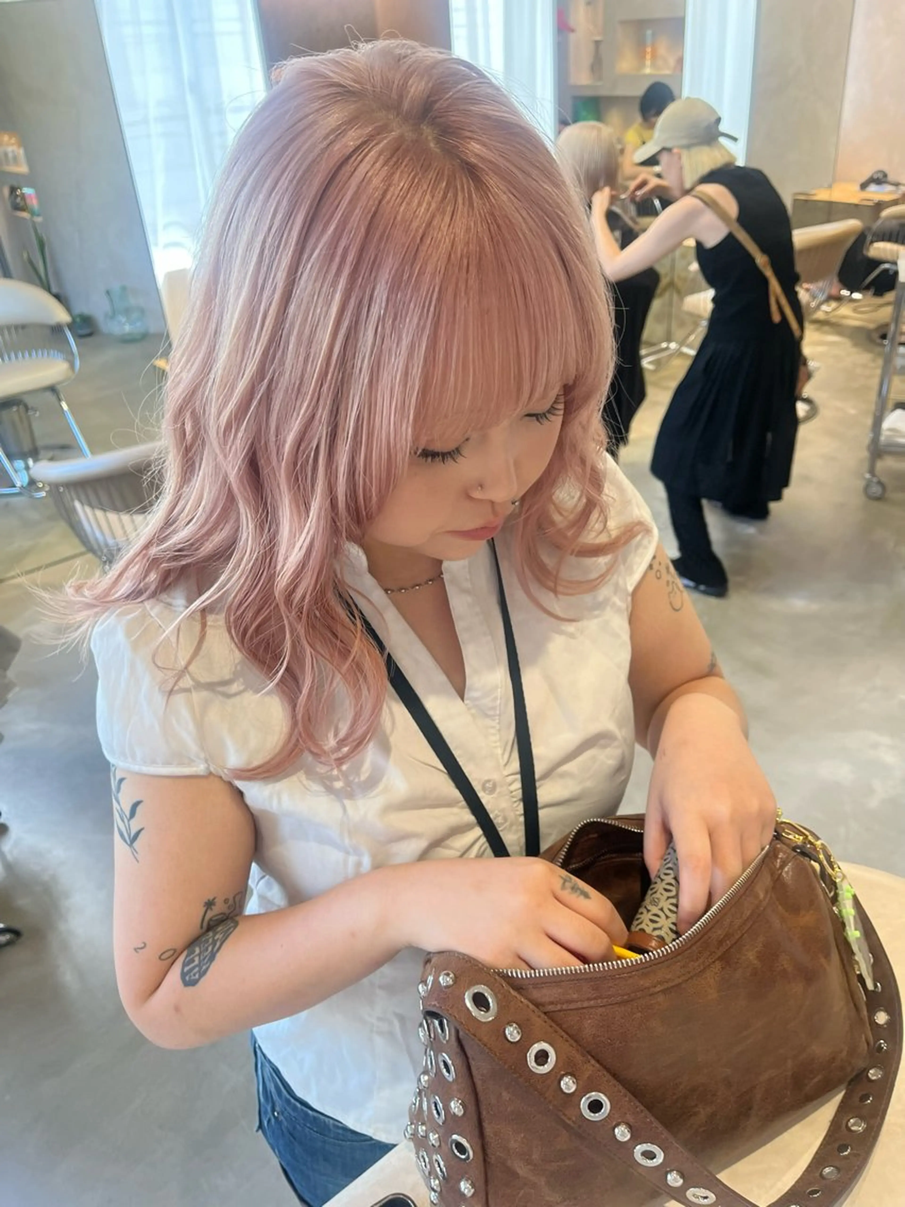 ロング カラー ヘアカラー Bërg所属・Bërg mimi ‎ ౨ৎ⋆のヘアスタイル